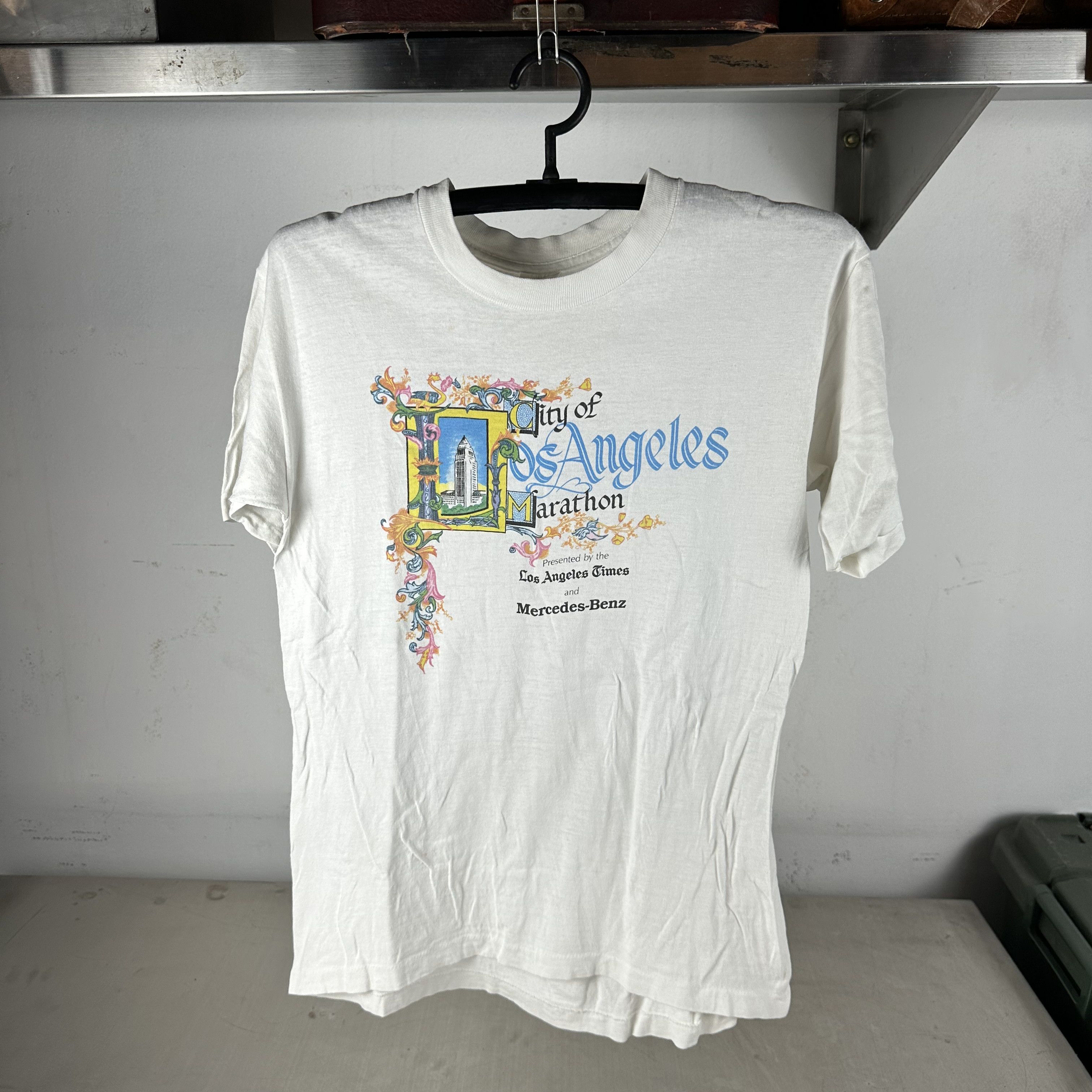 ​​​​80s Los Angeles Marathon Mercedes Benz Running T-shirt