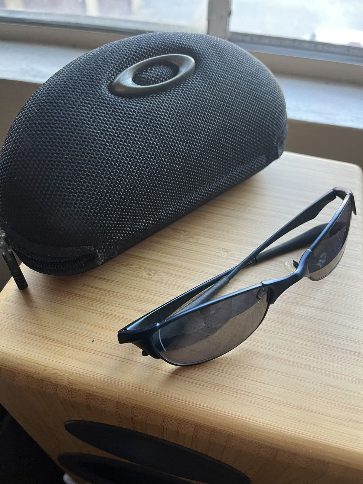 Oakley Metal frame blue Oakley glass black lens Size ONE SIZE - 3 Thumbnail