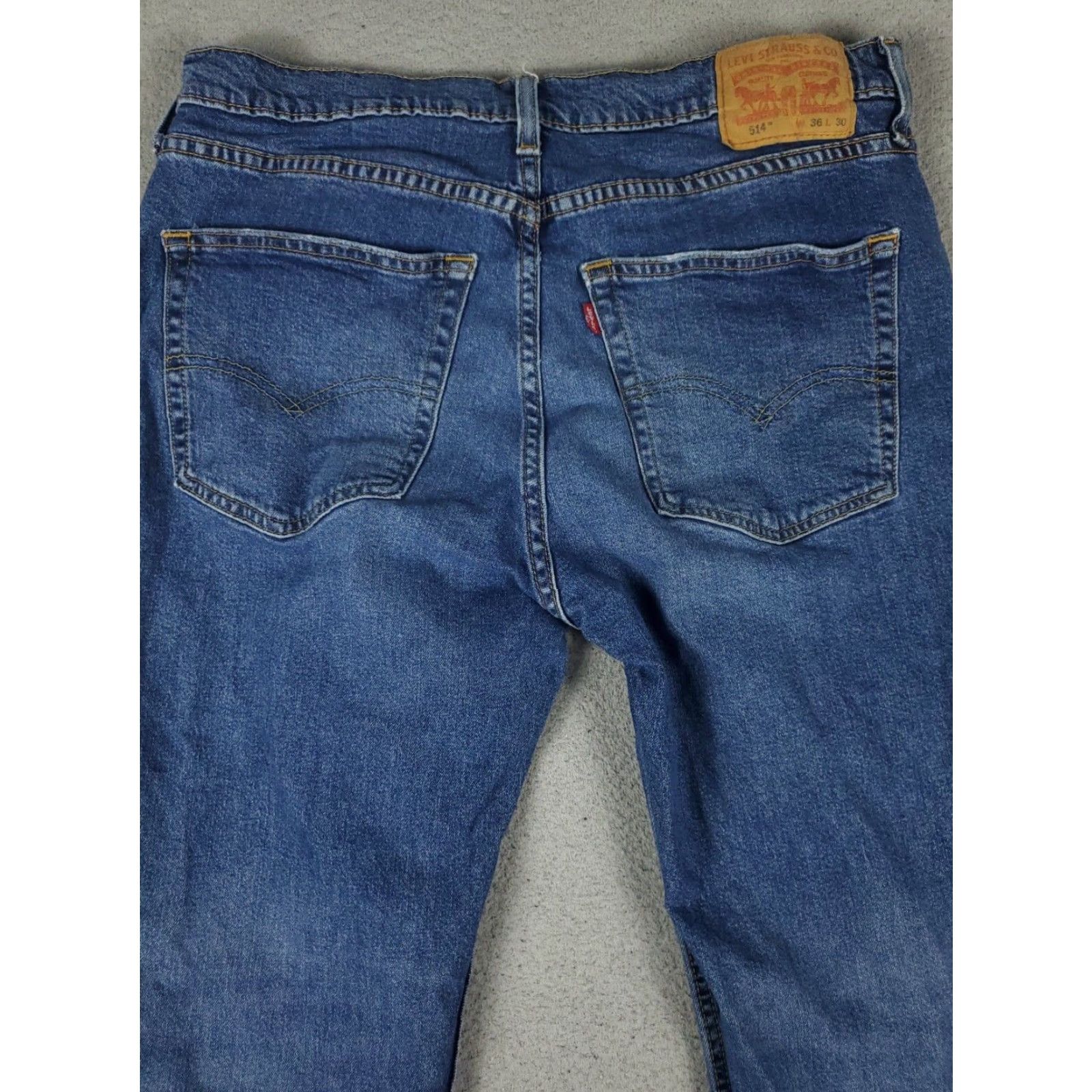 Levi's Levis Mens Straight Leg 36x30 Extra Large XL Blue Casual Denim Jeans Pants Size US 36 / EU 52 - 7 Thumbnail