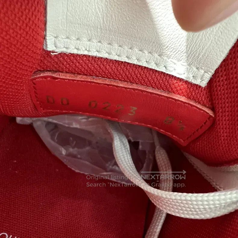 Louis Vuitton Louis Vuitton Trainer White and Red Patchwork Board Shoes Size US 8.5 / EU 41-42 - 5 Thumbnail