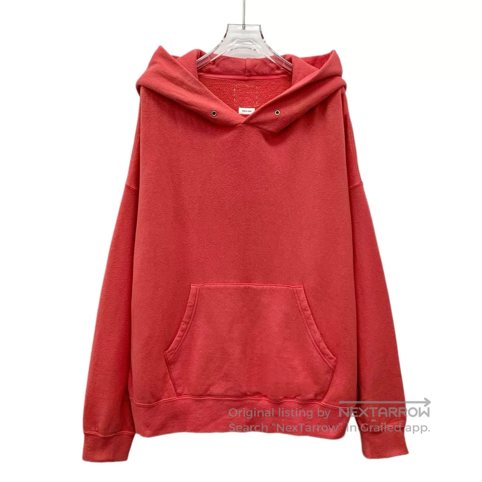 Visvim Visvim Red Cotton Hooded Sweatshirt. Size US M / EU 48-50 / 2 - 1 Thumbnail