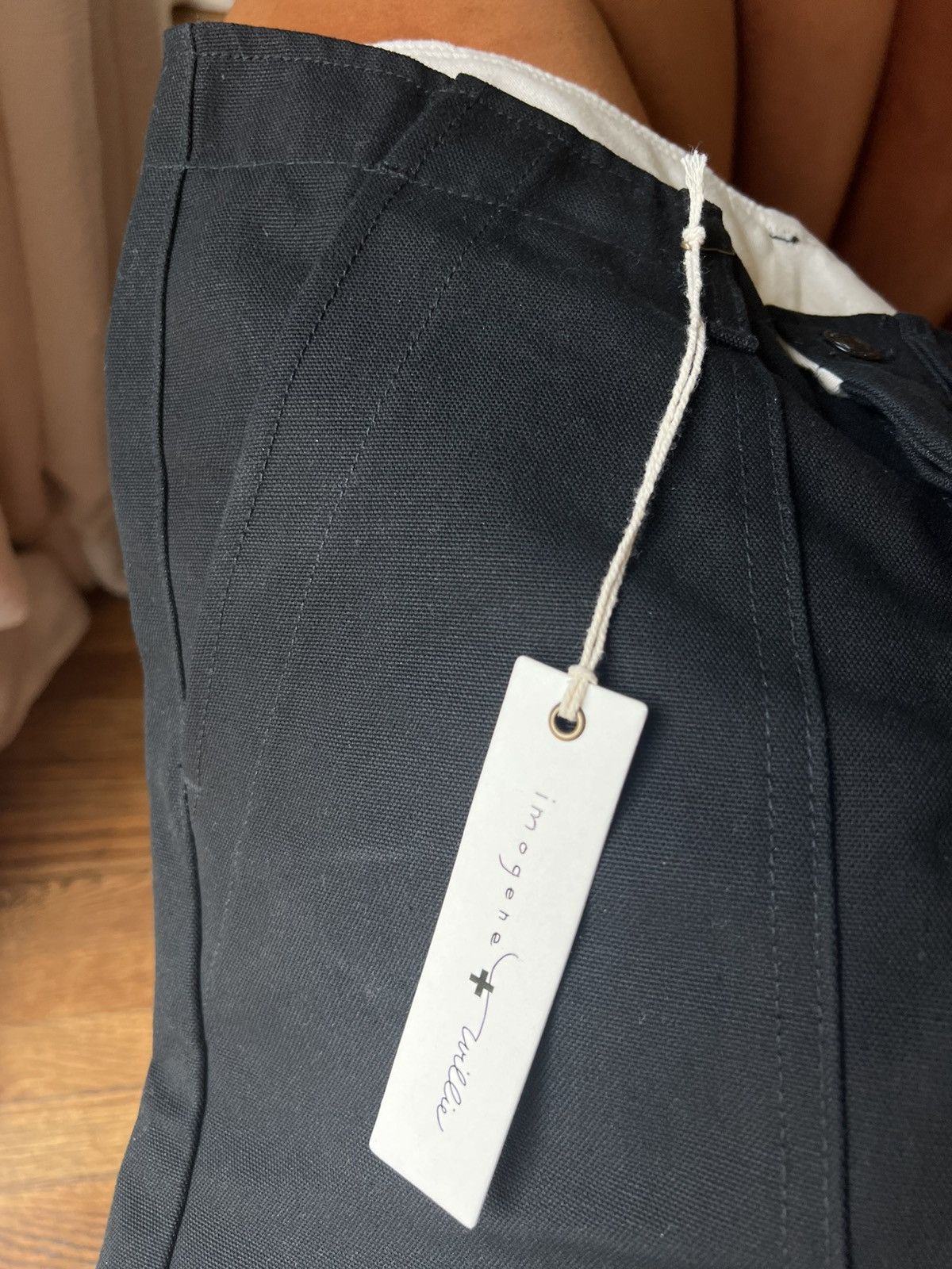 Imogene + Willie Hencye Canvas Pant in Black Size US 31 - 5 Thumbnail