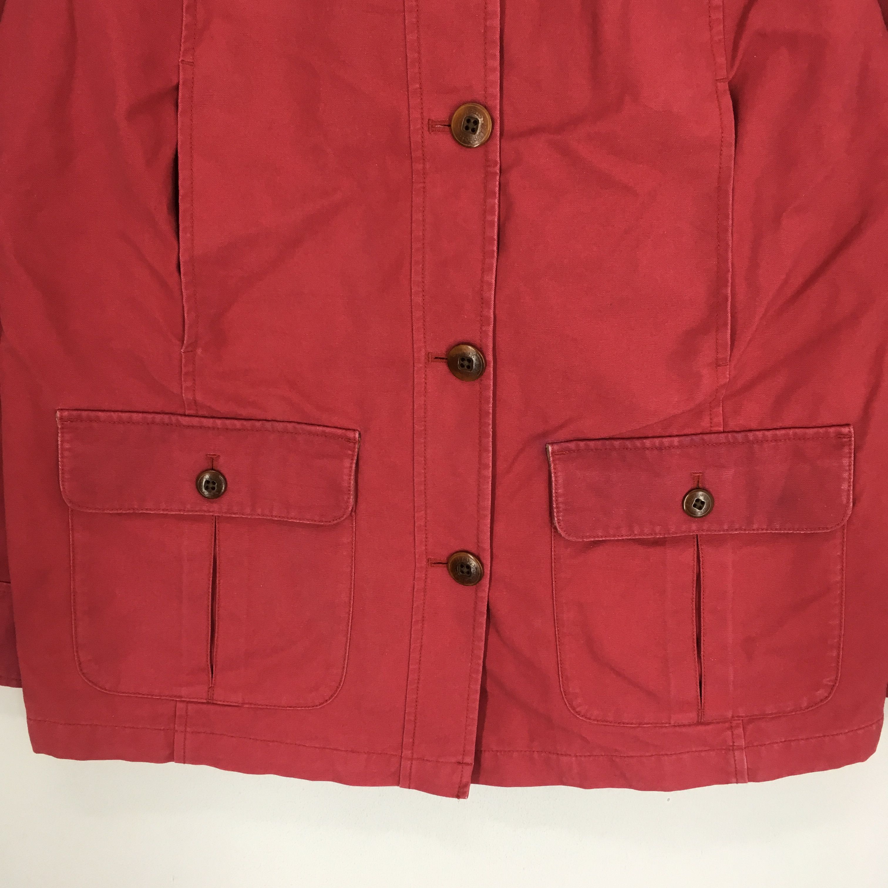 L.L. Bean Vintage 90's LL Bean Red Four Pocket Workwear Jacket - 1851 Size US M / EU 48-50 / 2 - 5 Thumbnail