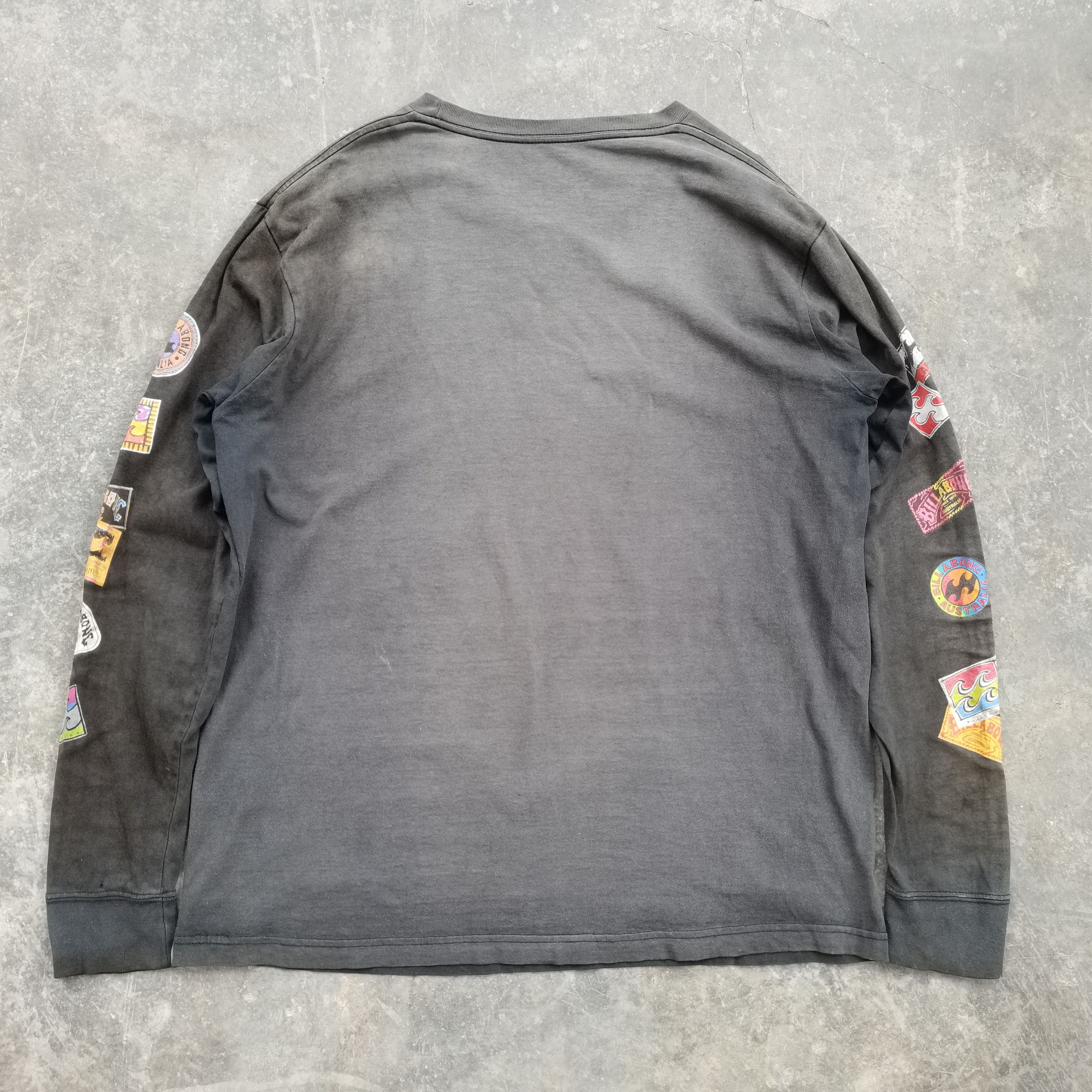 Billabong × Vintage Vintage Rare Billabong Distress Faded Re Issue Tshirt Size US XL / EU 56 / 4 - 4 Thumbnail