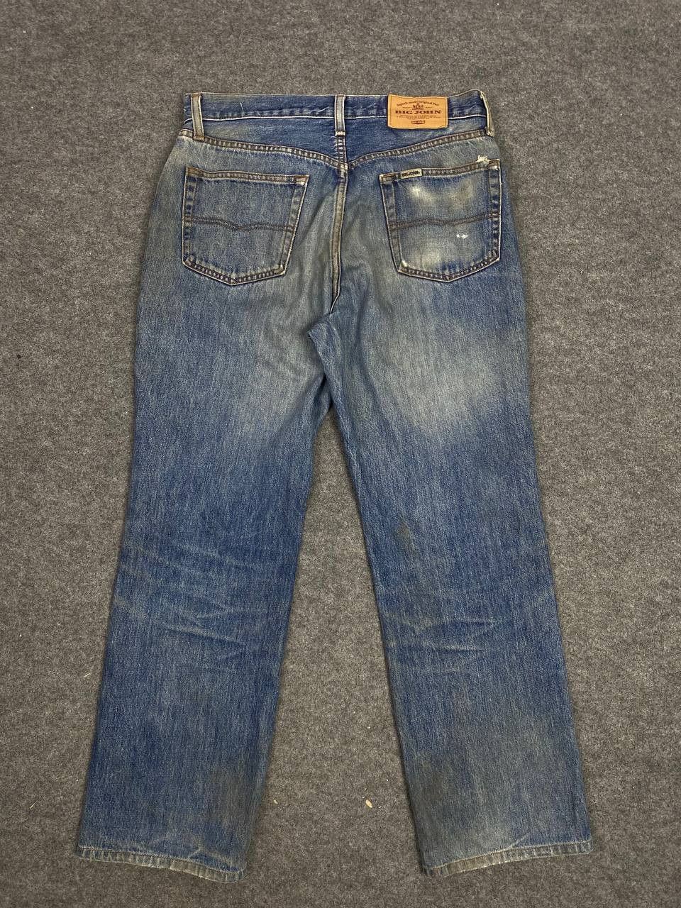Big John vintage big john distressed denim nice design Size US 33 - 2 Thumbnail