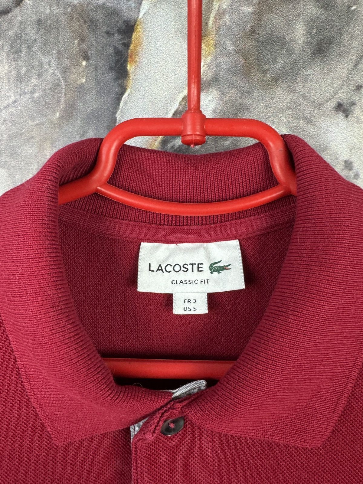 Lacoste Men’s Lacoste Polo Shirt Red Streetwear Size Small Size US S / EU 44-46 / 1 - 6 Thumbnail