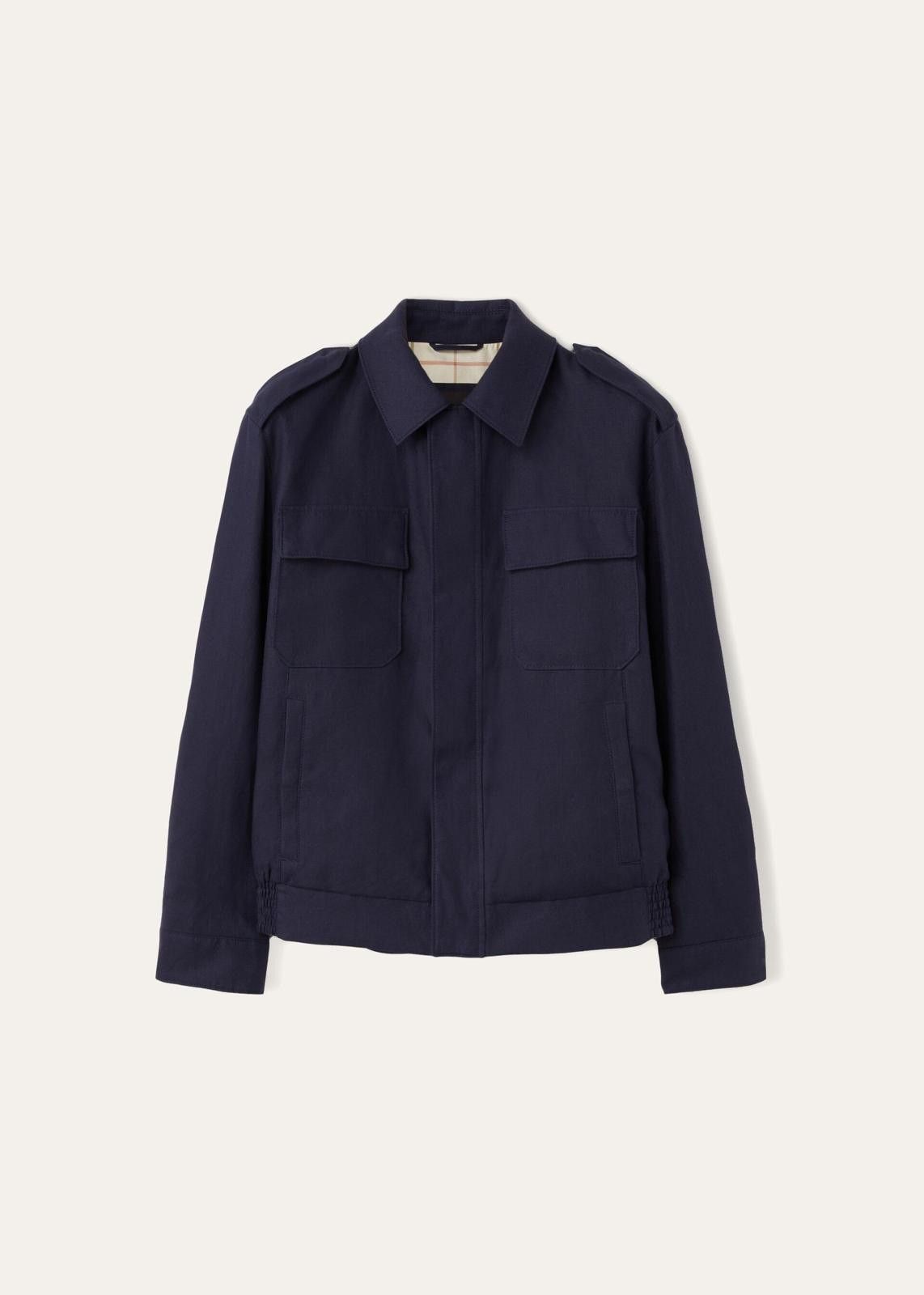 Loro Piana o1srvl11e1124 Nevado Bomber Jacket in Navy Blue Size US S / EU 44-46 / 1 - 1 Thumbnail