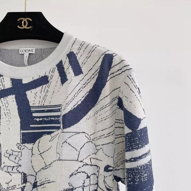 Loewe LOEWE Gray knitted sweater Size XS / US 0-2 / IT 36-38 - 3 Thumbnail