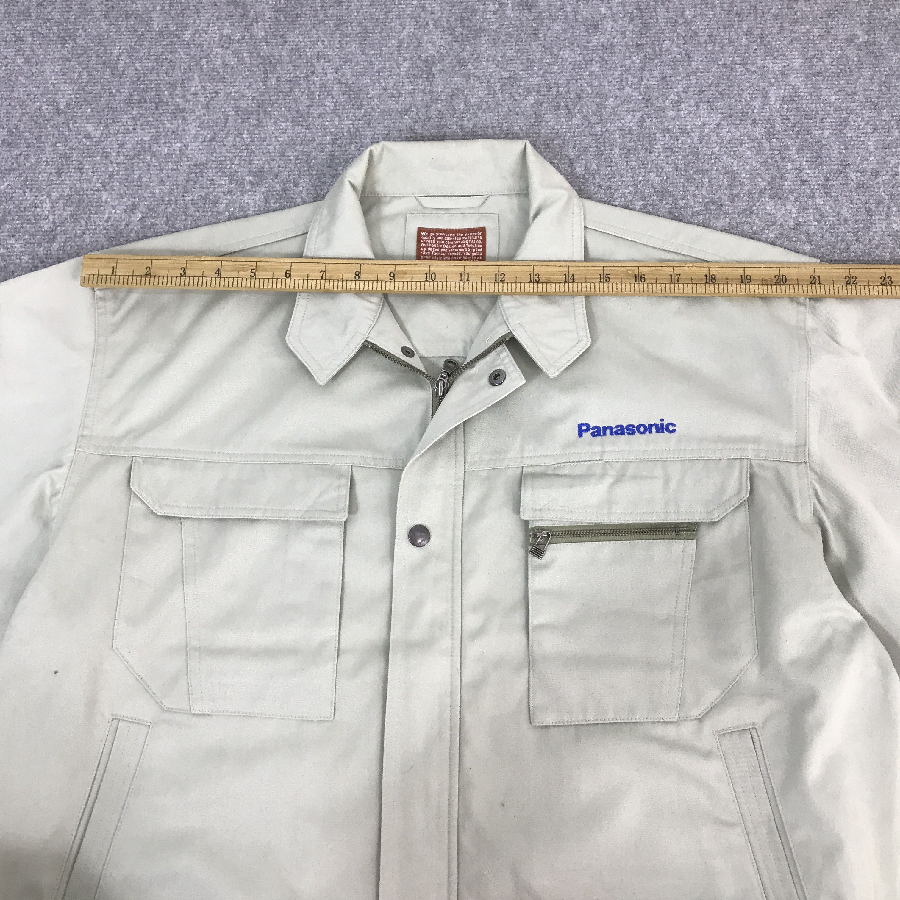 Japanese Brand PANASONIC WORKWEAR JAPAN UNIFORM CUSTOM JACKET K61B24 Size US XL / EU 56 / 4 - 8 Thumbnail