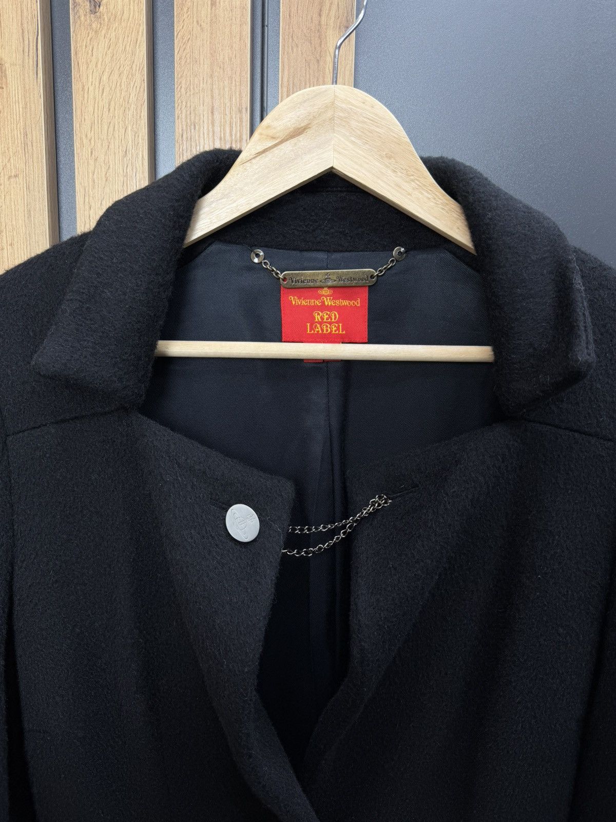 Vivienne Westwood Vivienne Westwood Red Label Black Wool Mohair Coat Size 46 Size M / US 6-8 / IT 42-44 - 3 Thumbnail