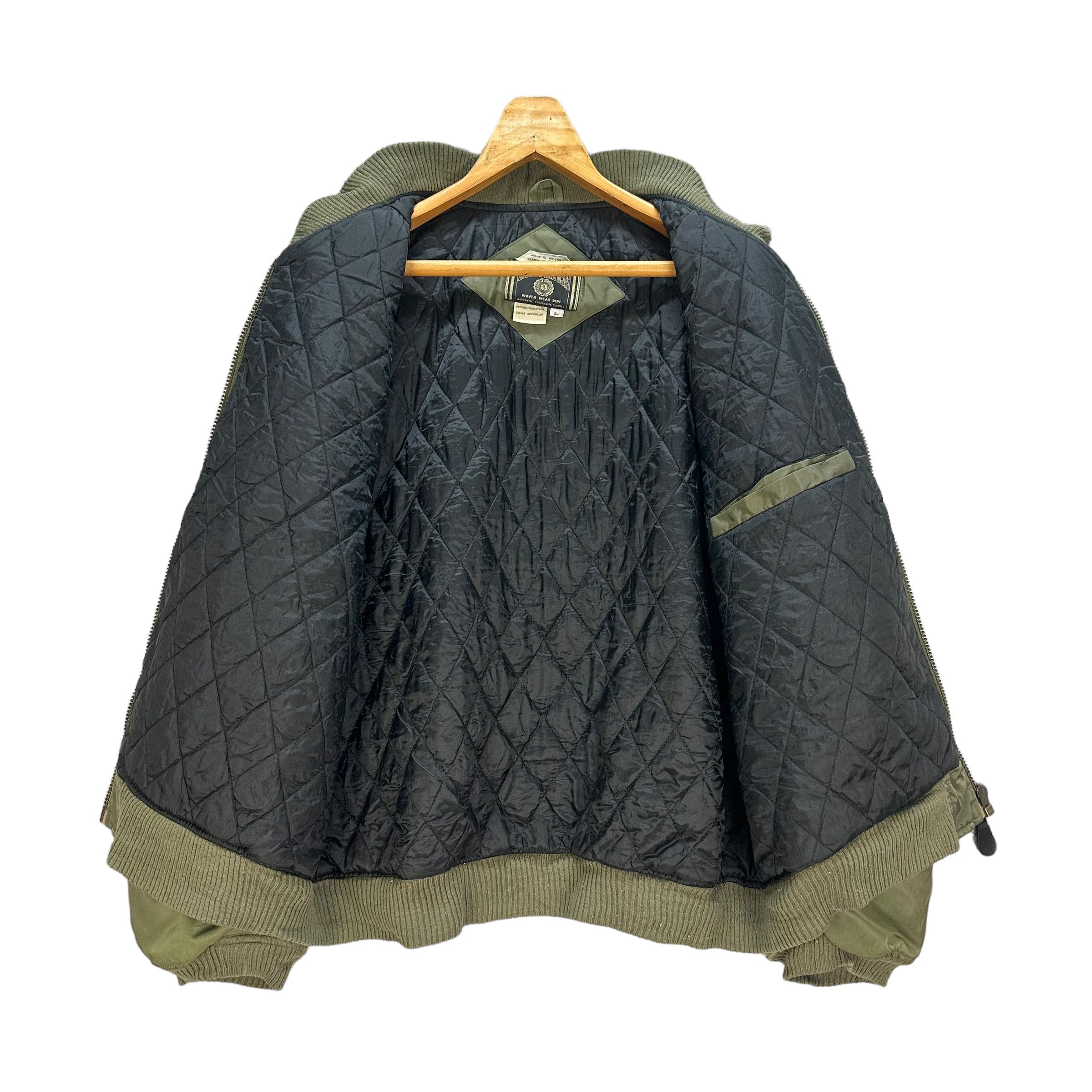 Vintage BACK FIRE USA Big Logo MA-1 Bomber Jacket #A9-0215 Size US L / EU 52-54 / 3 - 8 Thumbnail