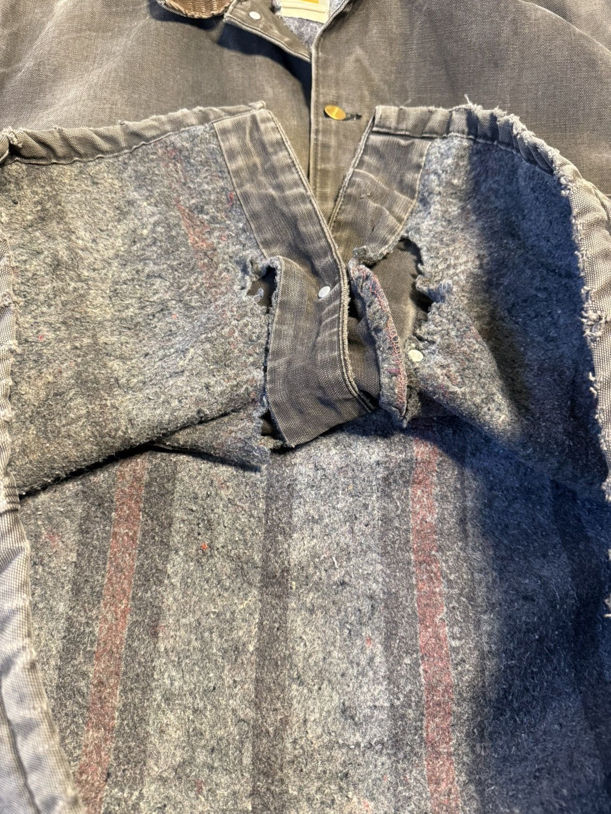Carhartt Vintage 90s Carhartt C01 Faded Distressed Brown Chore Coat Size US XL / EU 56 / 4 - 4 Thumbnail