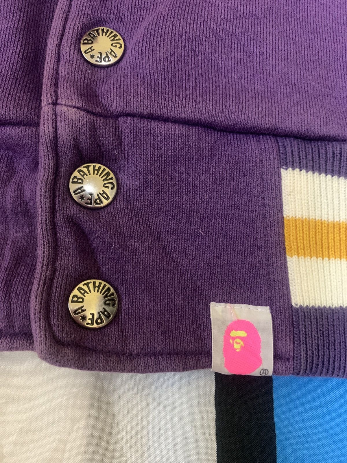 Bape Apee Sweat Varsity Jacket Size XS / US 0-2 / IT 36-38 - 9 Thumbnail
