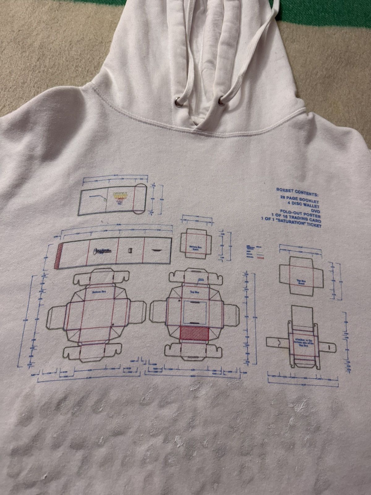Brockhampton Saturation Paint Hoodie Large Kevin Abstract