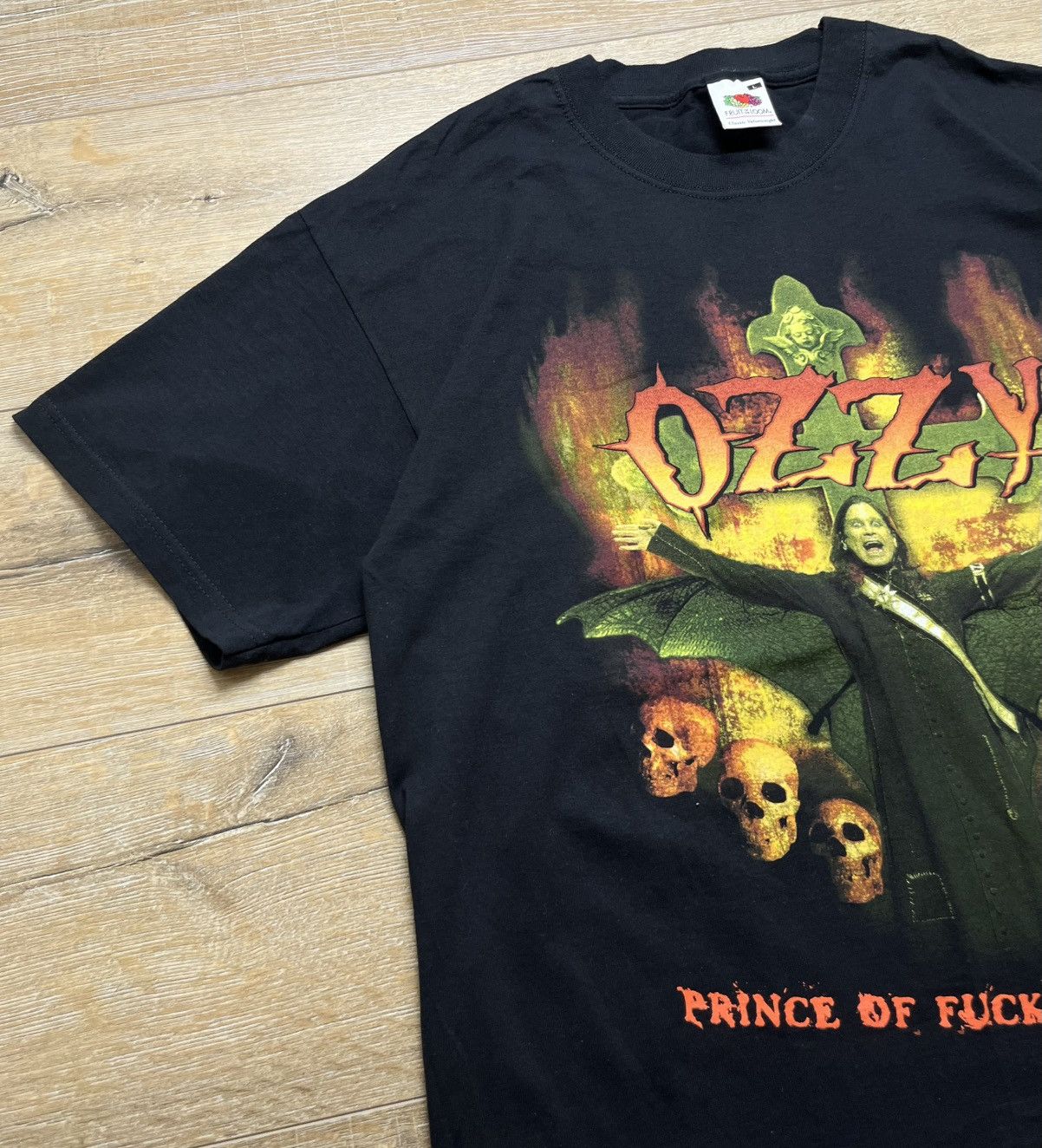 Vintage VINTAGE 2002 OZZY OSBOURNE PRINCE OF FUCKIN DARKNESS TEE Size US L / EU 52-54 / 3 - 3 Thumbnail