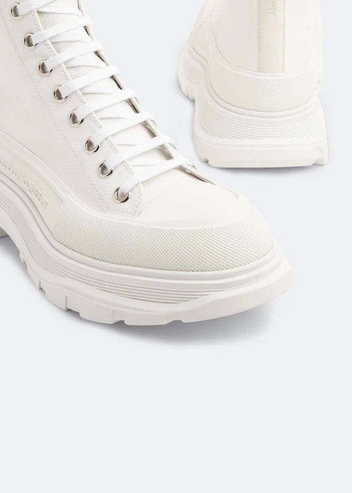 Alexander McQueen o1w1db10925 Tread Slick Boot in White Size US 10.5 / IT 40.5 - 4 Thumbnail