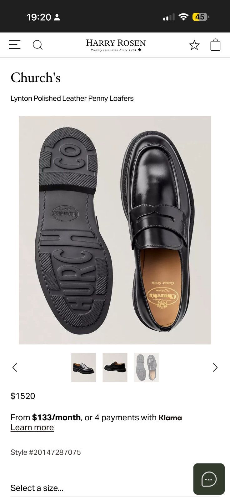 Church's $1500 Lynton penny loafer Size US 7 / EU 40 - 2 Thumbnail