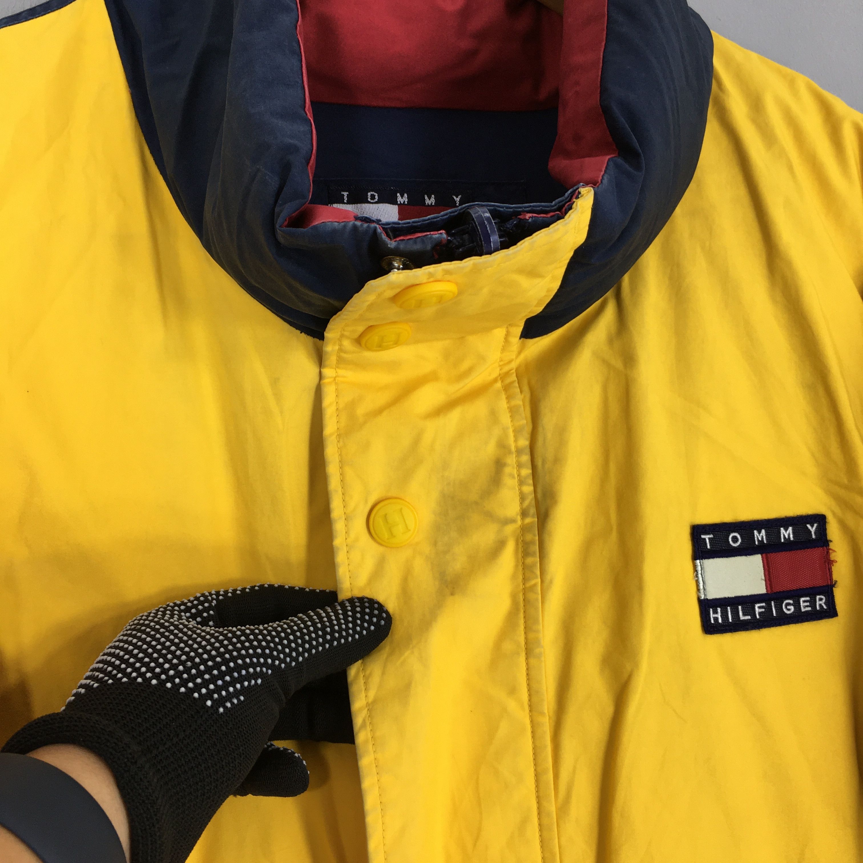 Tommy Hilfiger × Vintage Vintage Tommy Hilfiger Down Gear Reversible Jacket XLarge Size US XL / EU 56 / 4 - 5 Thumbnail