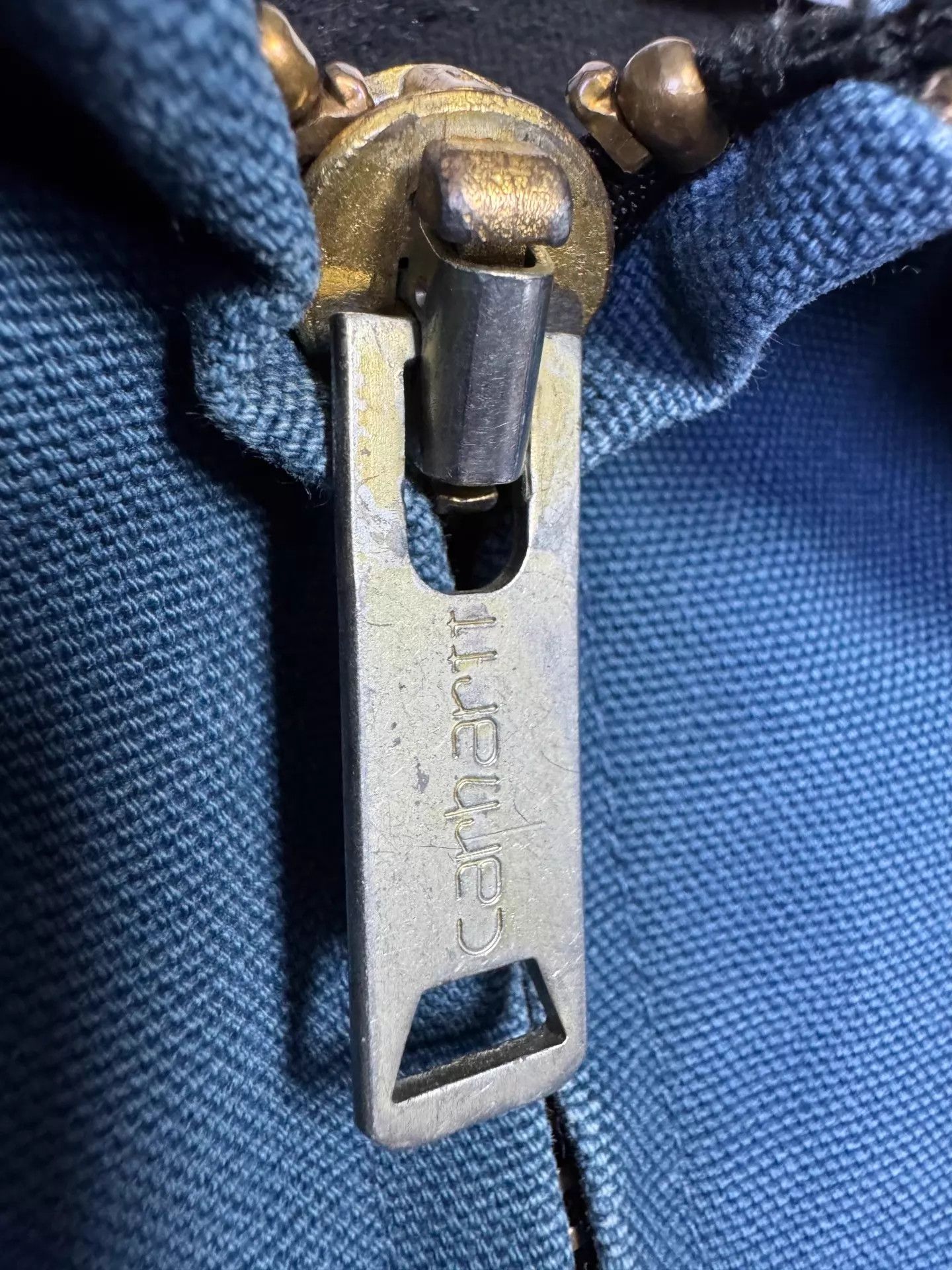 Carhartt Vintage Carhartt JQ2015 Carbon Blue M(S) Jacket 1995 Size US XS / EU 42 / 0 - 8 Thumbnail