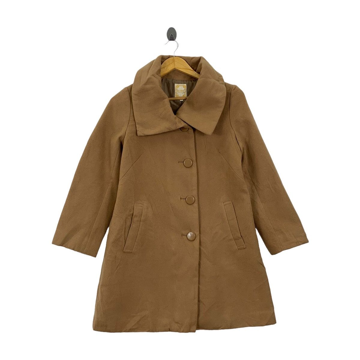 Beams Plus BEAMS Heart Japanese Brand Wool Fully Button Overcoat Jacket Size S / US 4 / IT 40 - 1 Thumbnail