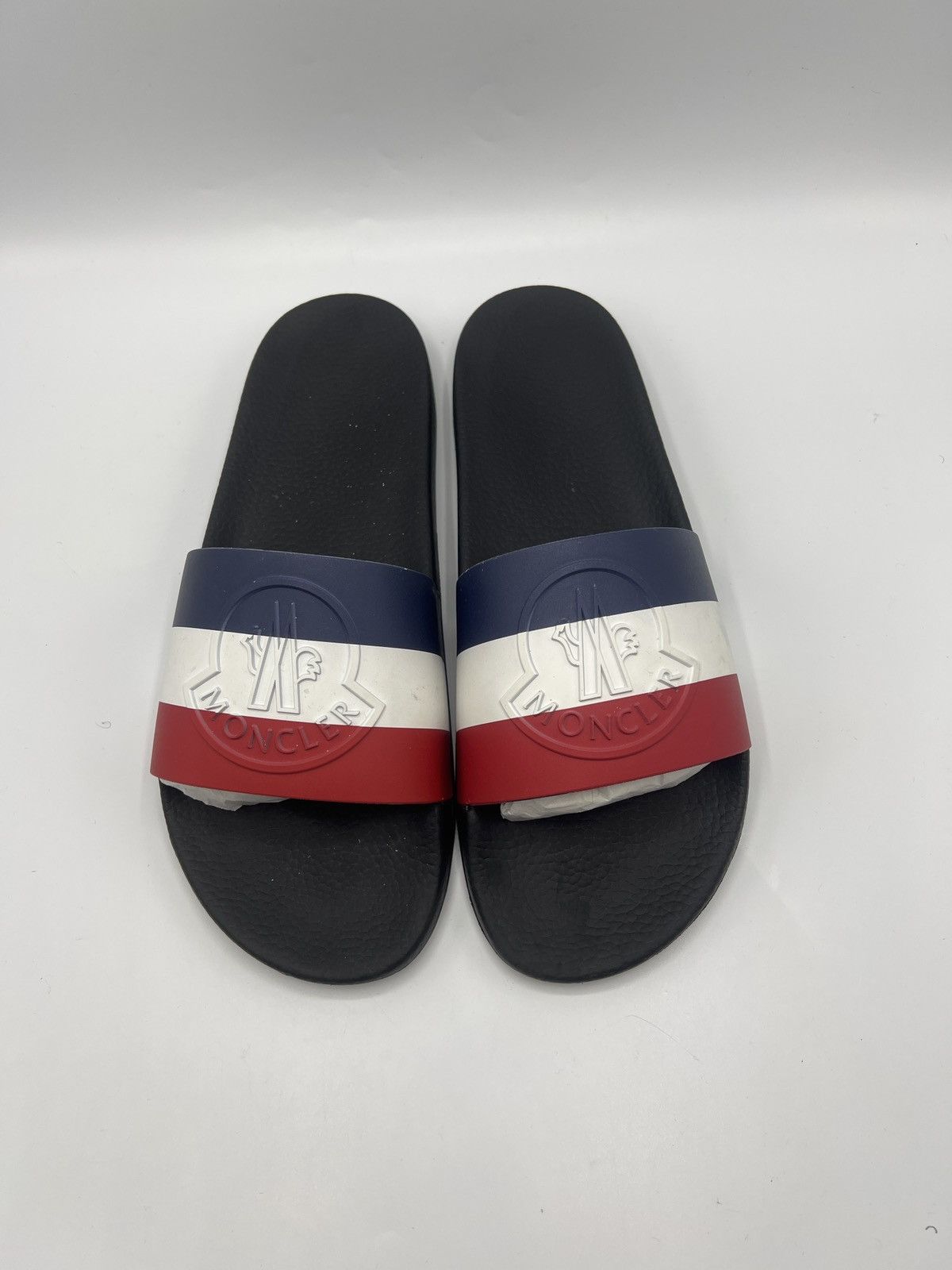 Moncler Moncler Basile Pool Slides "Black TriColour" (PreOwned) Size US 12 / EU 45 - 5 Thumbnail