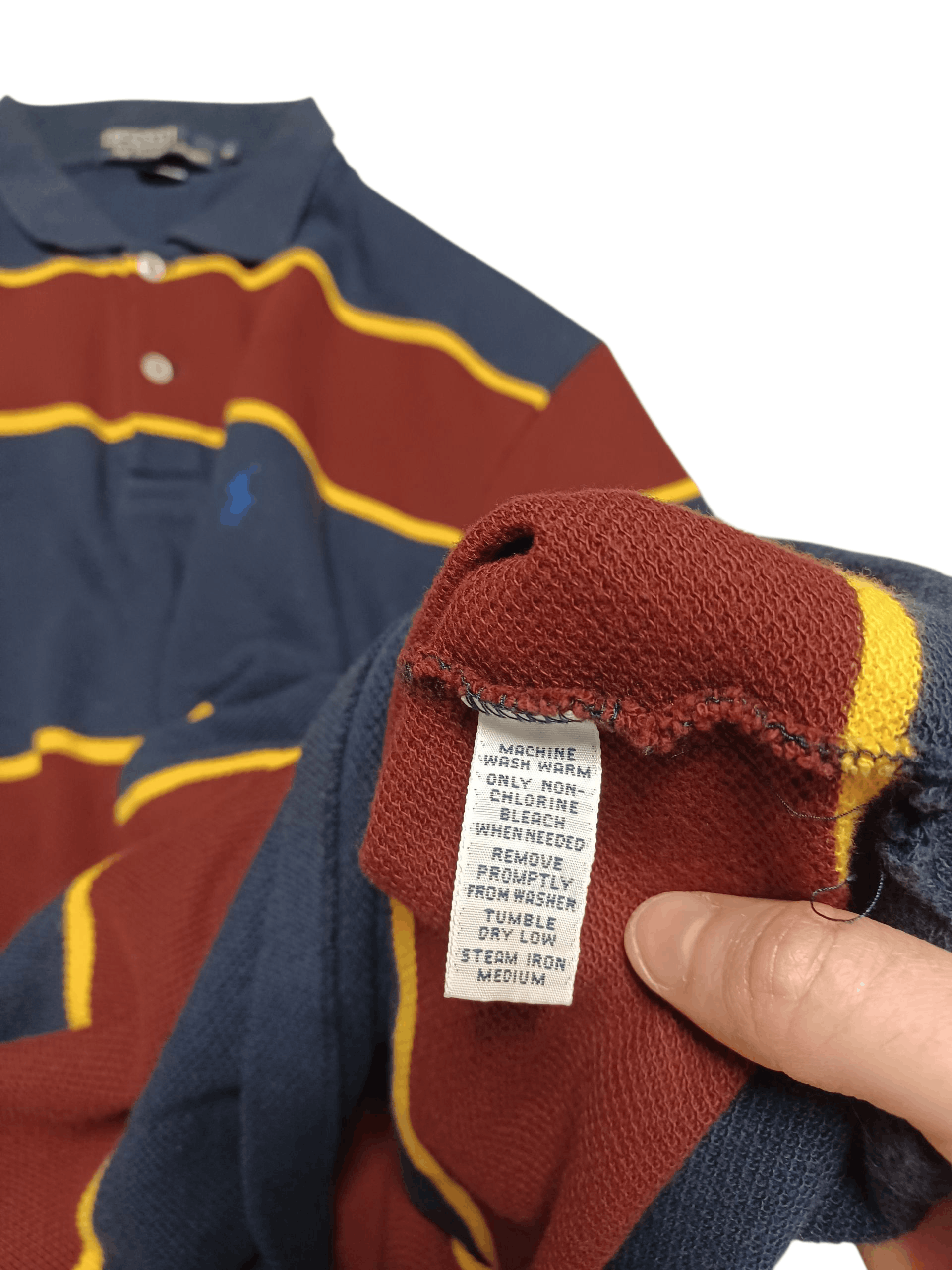 Polo Ralph Lauren POLO RALPH LAUREN VINTAGE LUXURY STRIPED RUGBY SHIRT Size US S / EU 44-46 / 1 - 5 Thumbnail