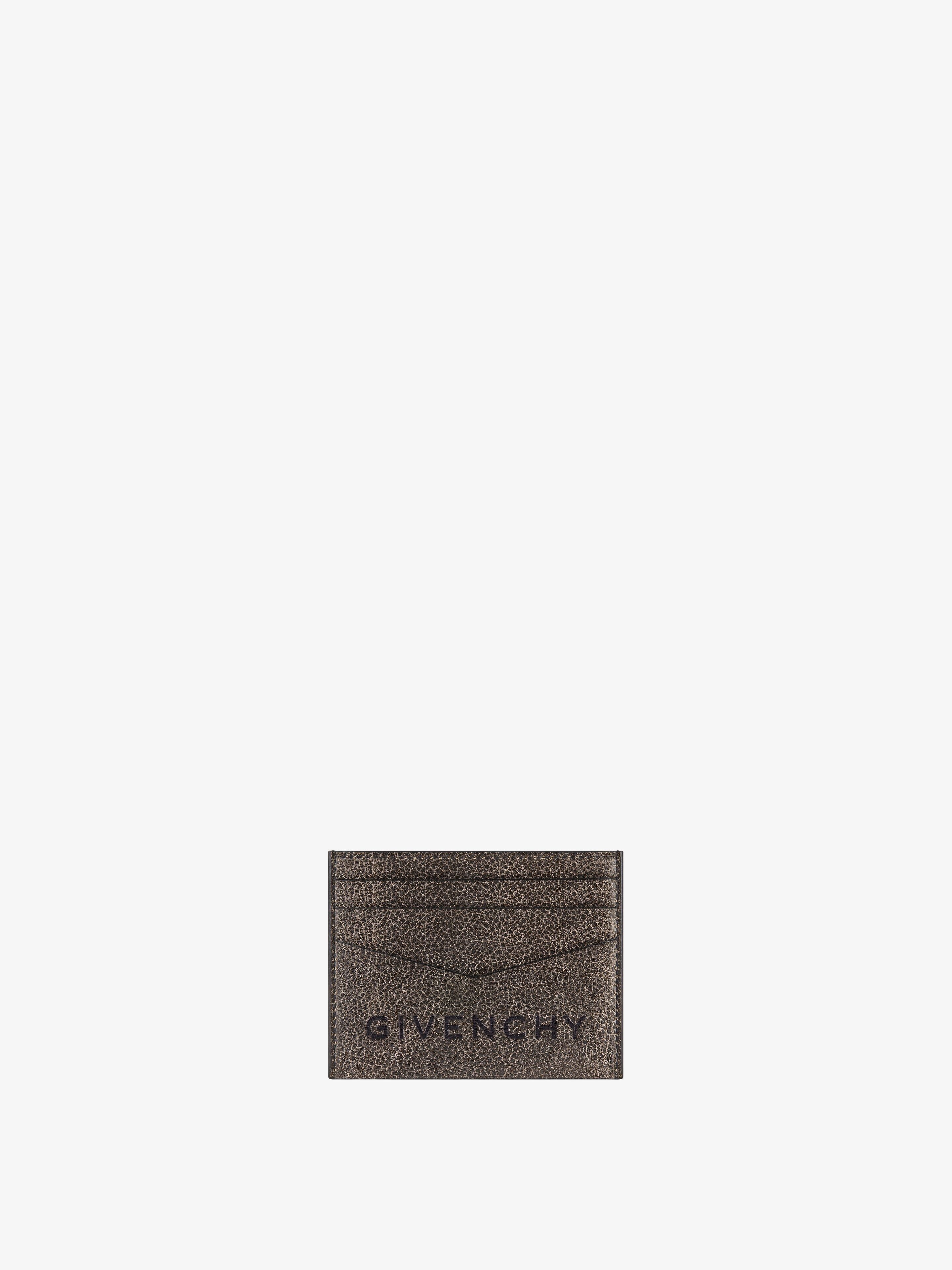 Givenchy o1srvl11e0925 Size: OS / Card Holder in Crackled Leather Size ONE SIZE - 1 Thumbnail