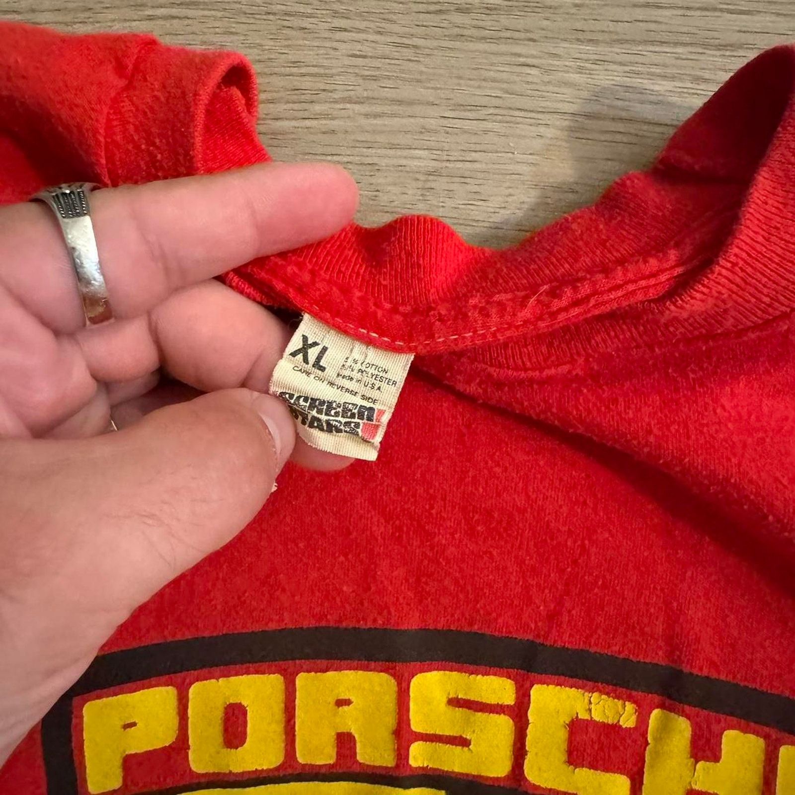 Other Vintage porsche t shirt Size US XL / EU 56 / 4 - 4 Thumbnail