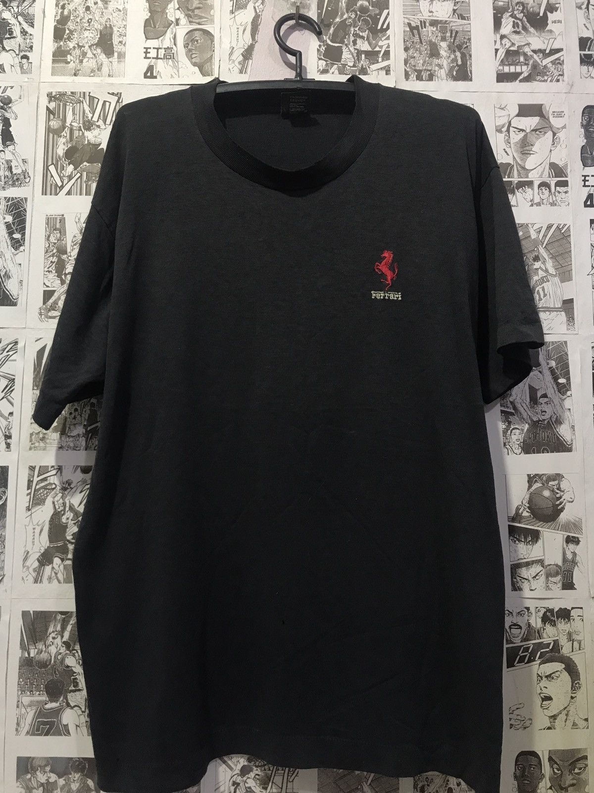 Ferrari × Vintage Vintage 80s Ferrari Racing T-Shirt Size US XL / EU 56 / 4 - 1 Thumbnail
