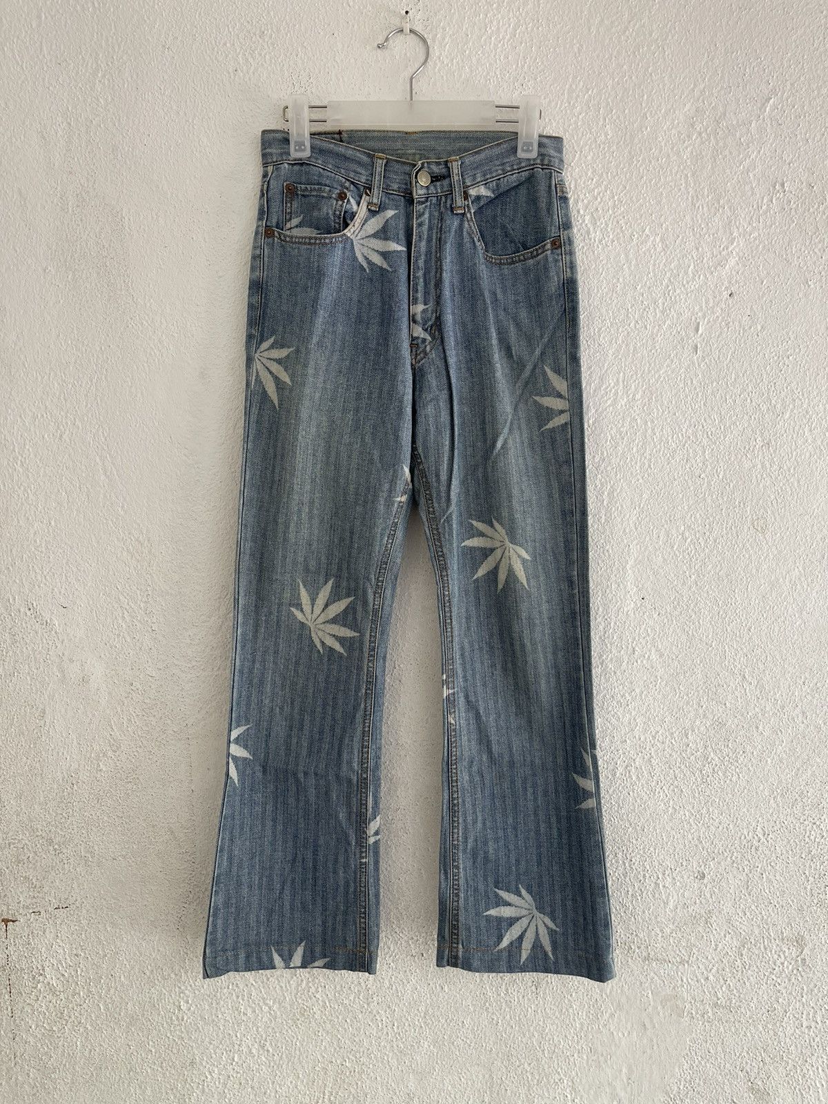 Hysteric Glamour Hysteric Glamour x Slick Weed All Over Print Jeans Size US 28 / EU 44 - 2 Thumbnail