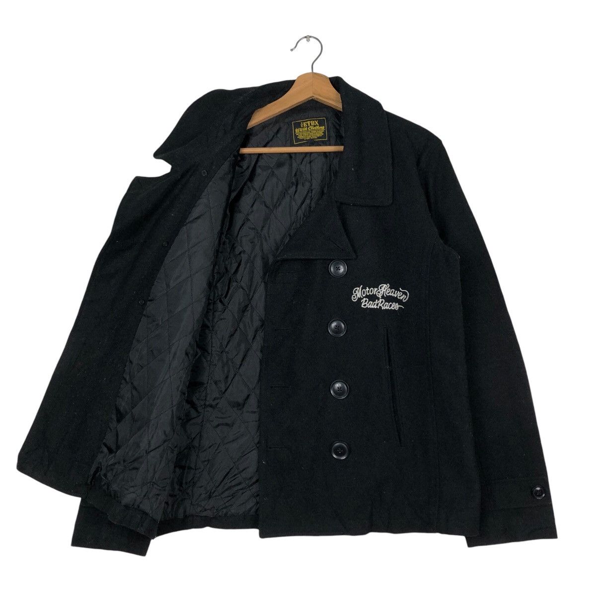 Japanese Brand Double Collar Wool Jacket Punk Design Motor Heaven BadRacer Size US M / EU 48-50 / 2 - 12 Thumbnail