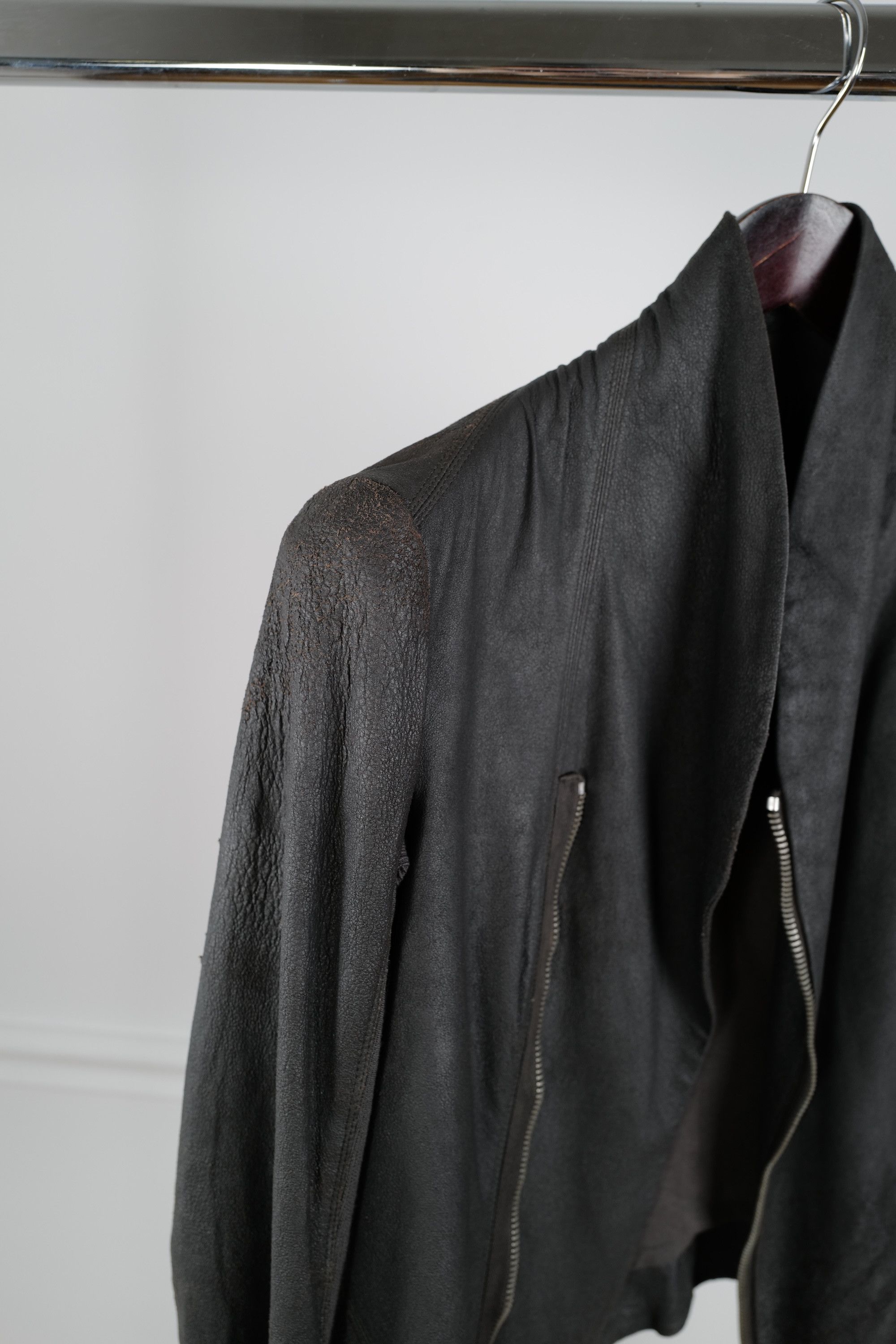 Rick Owens RICK OWENS LAMB LEATHER JACKET Size M / US 6-8 / IT 42-44 - 2 Thumbnail