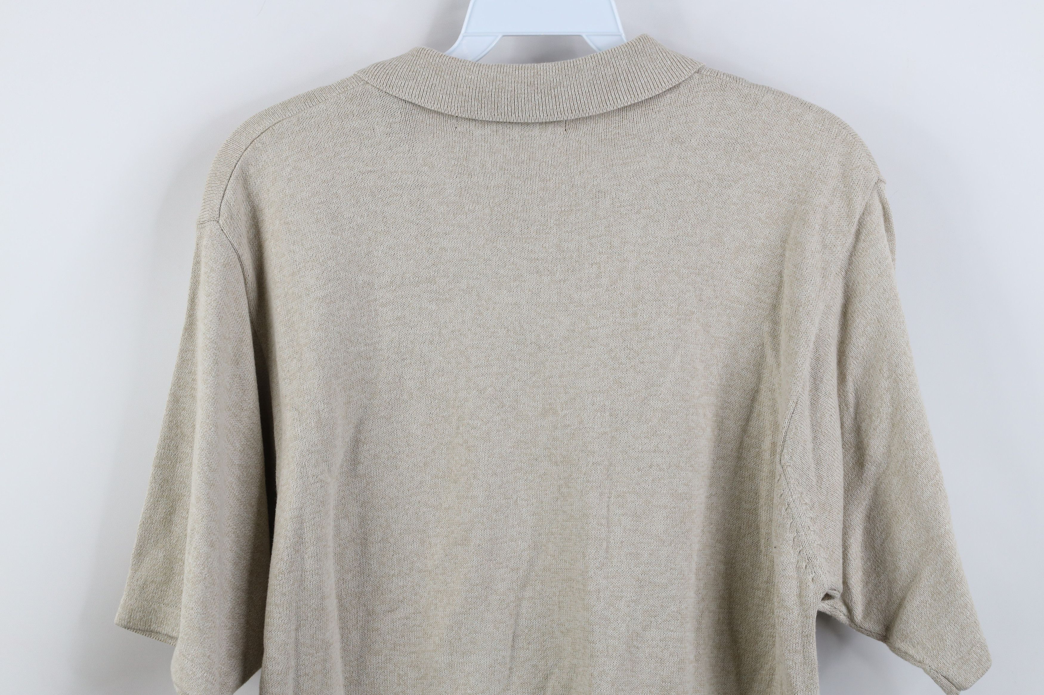 Vintage Vintage 90s Streetwear Knit Short Sleeve Collared Polo Shirt Size US M / EU 48-50 / 2 - 9 Thumbnail