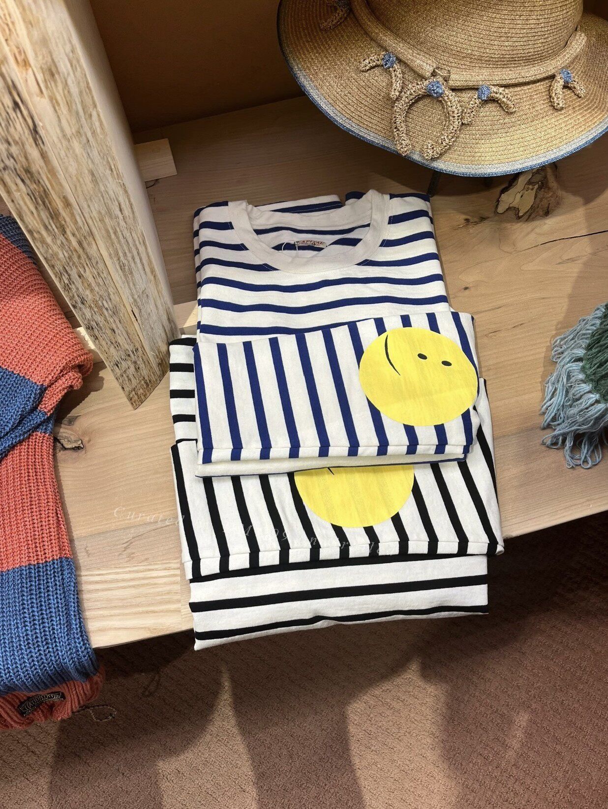 Kapital Kapital Smile Stripe Knit Patch T-shirt Size S / US 4 / IT 40 - 1 Thumbnail