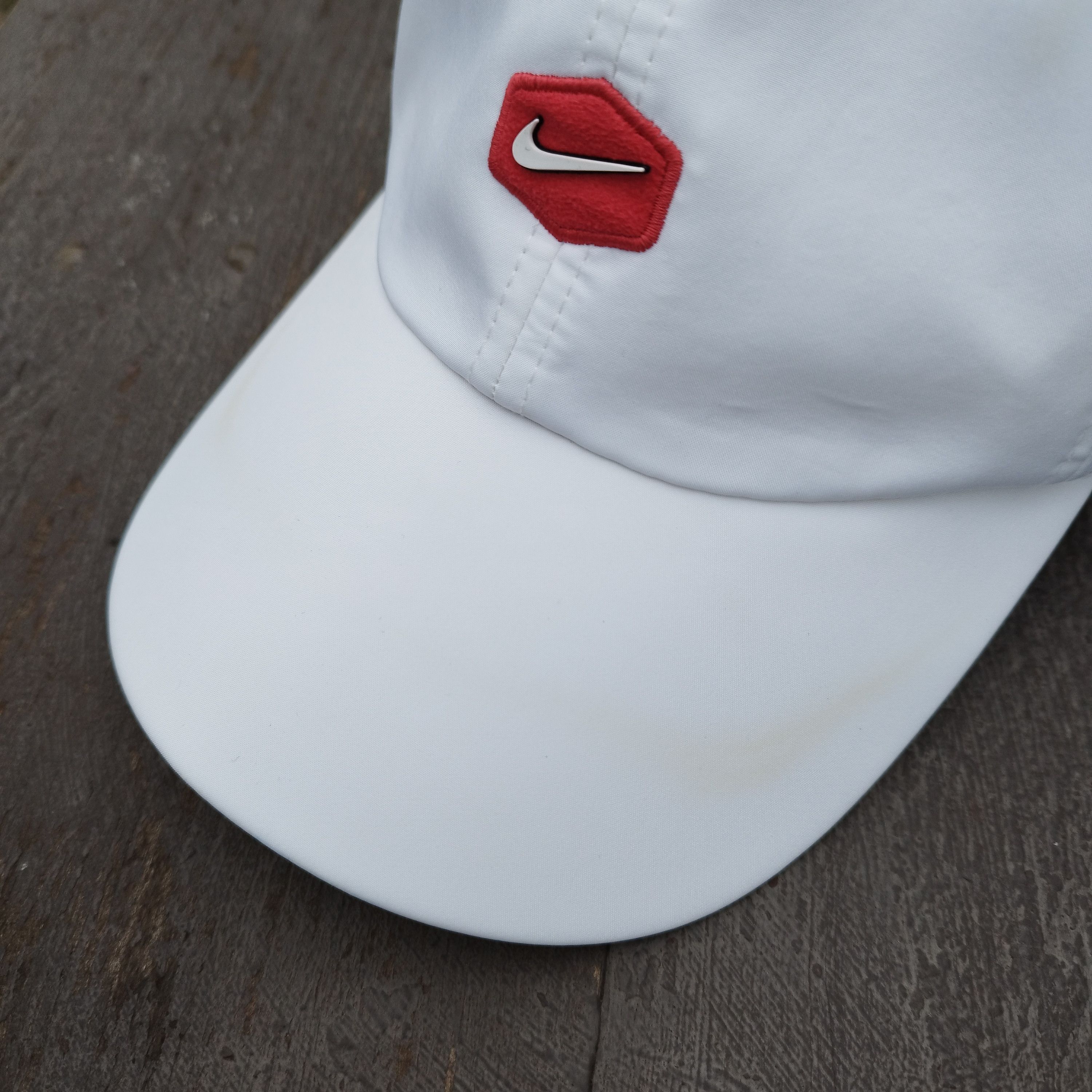Nike Vintage Nike Swoosh Heritage Cap white y2k streetwear Size ONE SIZE - 3 Thumbnail