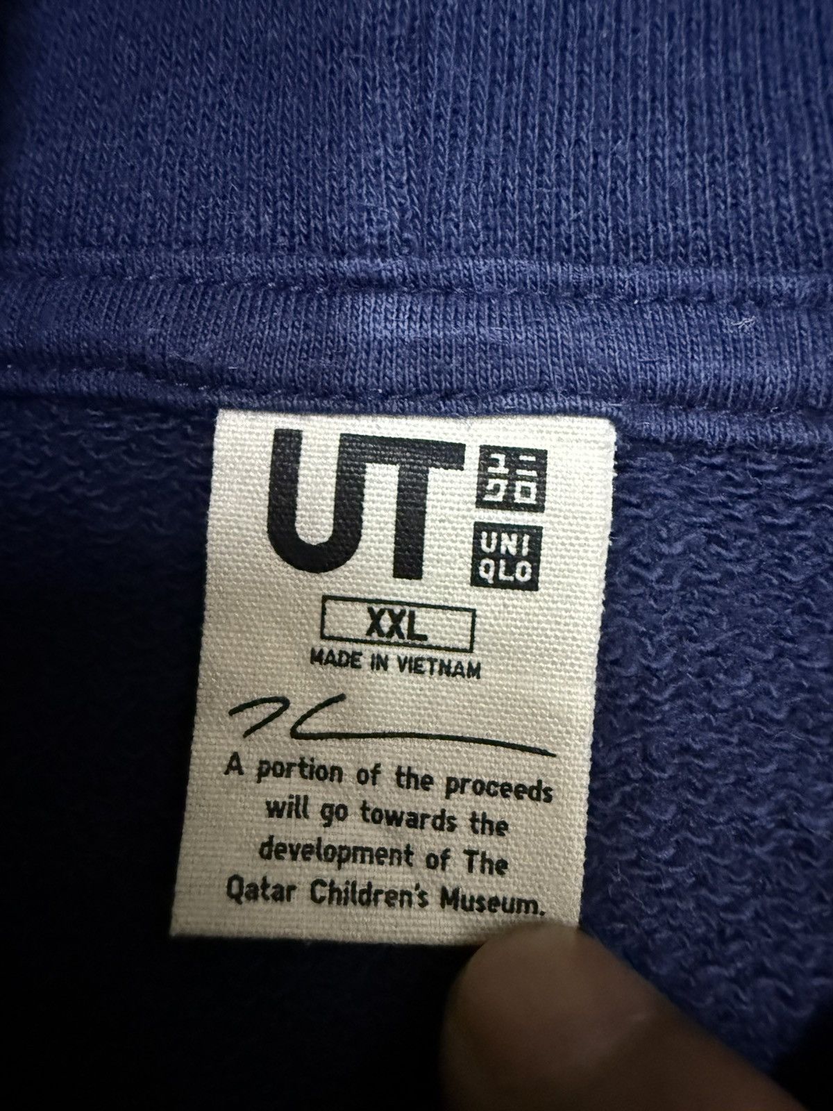 Uniqlo Jeef Kons Qatar Children’s Museum Uniqlo Pullover Sweater Size US XL / EU 56 / 4 - 8 Thumbnail
