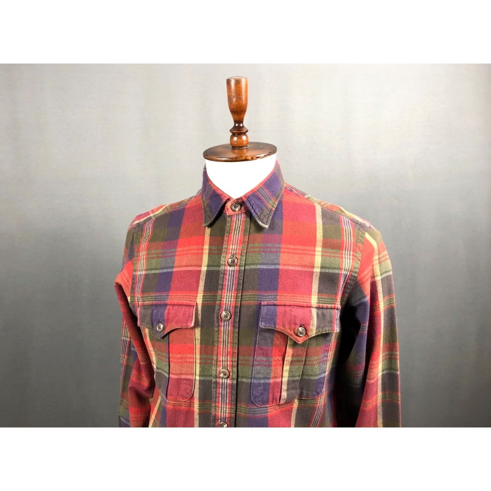 Ralph Lauren Ralph Lauren Shirt Men Multicolor Cotton Check Button-Up Long Sleeve Brushed Classic Fit Size M Size US M / EU 48-50 / 2 - 4 Thumbnail