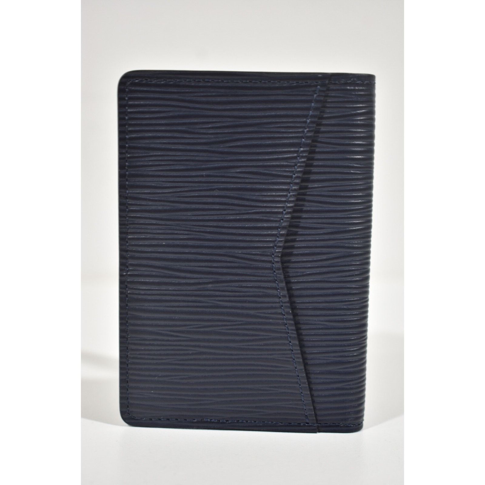 Louis Vuitton Louis Vuitton Leather Blue Stripe Pocket Organizer Wallet Size ONE SIZE - 5 Thumbnail