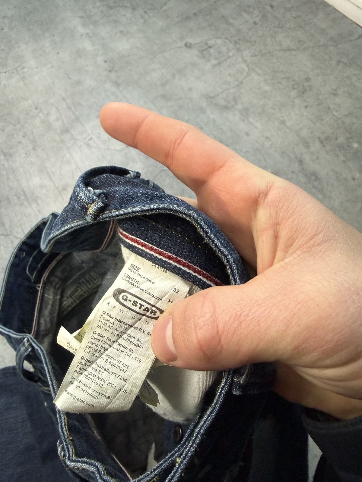 G-Star G-Star Raw US first USA denim indigo blue selvedge denim Size US 32 / EU 48 - 8 Thumbnail