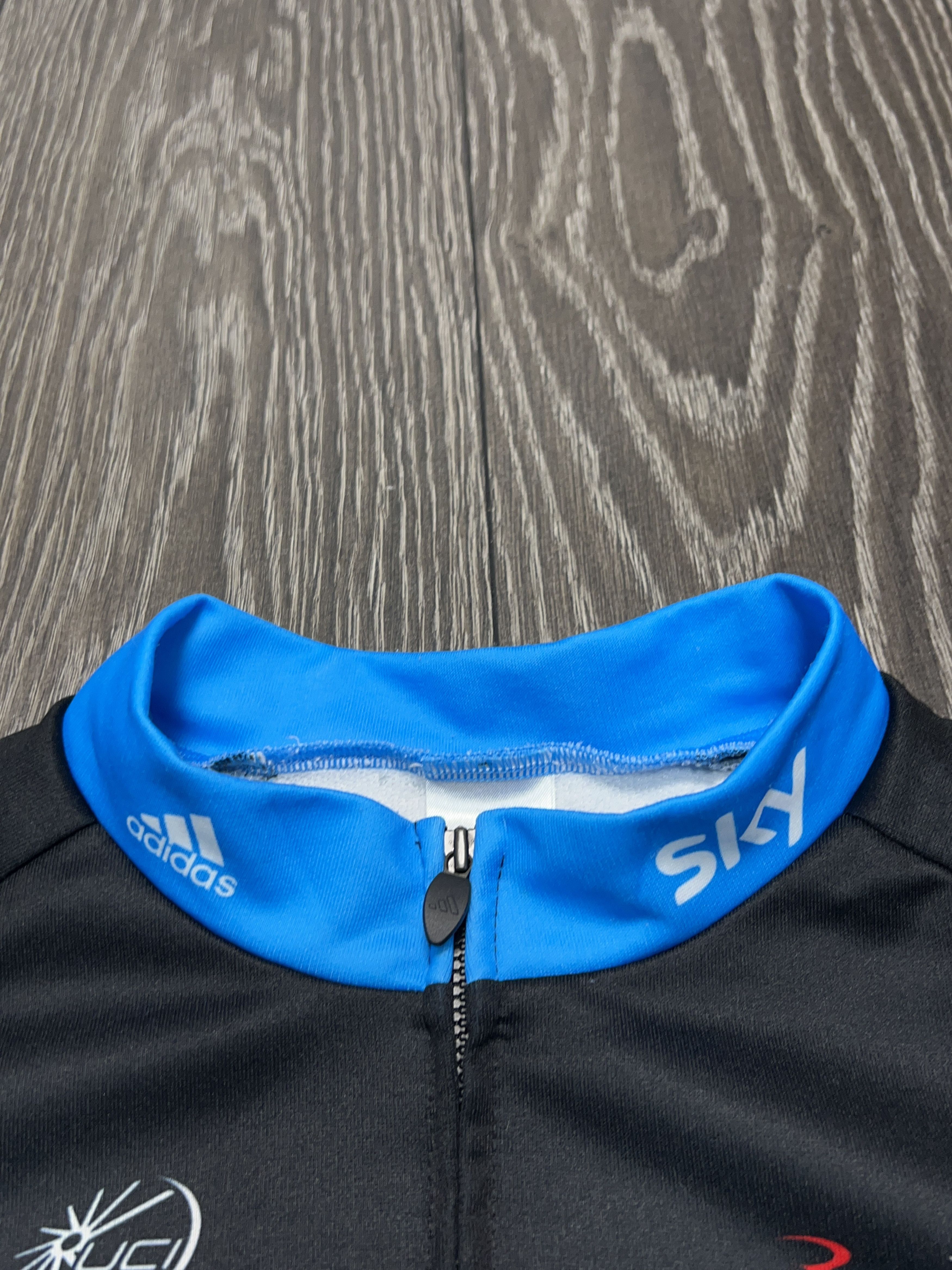 Adidas Team Sky Pinarello Sports Cycling Jersey Zip Jacket Shirt 6 Size US XXL / EU 58 / 5 - 3 Thumbnail