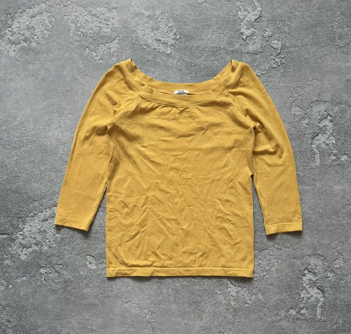 Designer × Wolford Wolford S yellow top long sleeve top tee T-shirt blouse tank Size S / US 4 / IT 40 - 5 Thumbnail