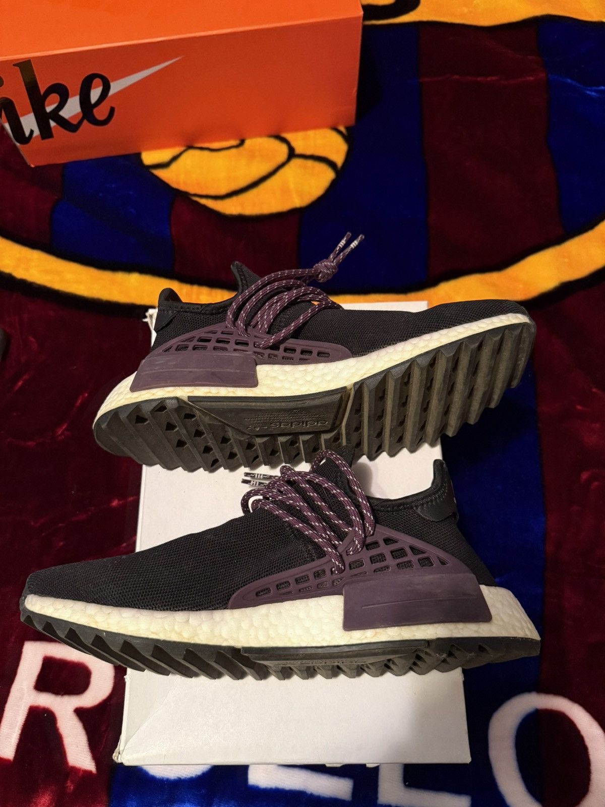 Adidas × Pharrell Pharrell x Adidas NMD Human Race Trail “Equality” Size US 9.5 / EU 42-43 - 2 Thumbnail
