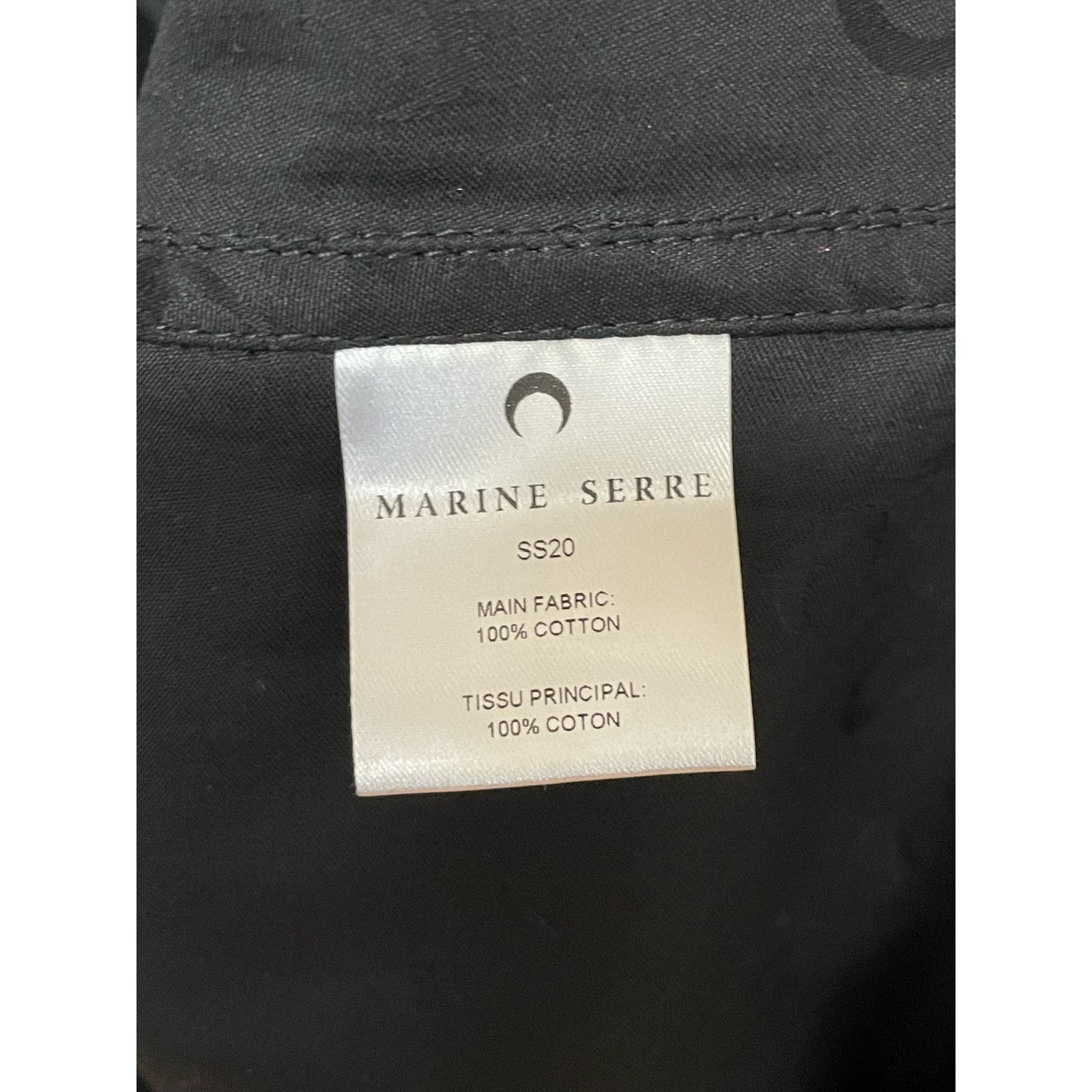 Marine Serre SS20 Marine Serre Oversized Patch Pocket Button Down Shirt L Size US L / EU 52-54 / 3 - 7 Thumbnail
