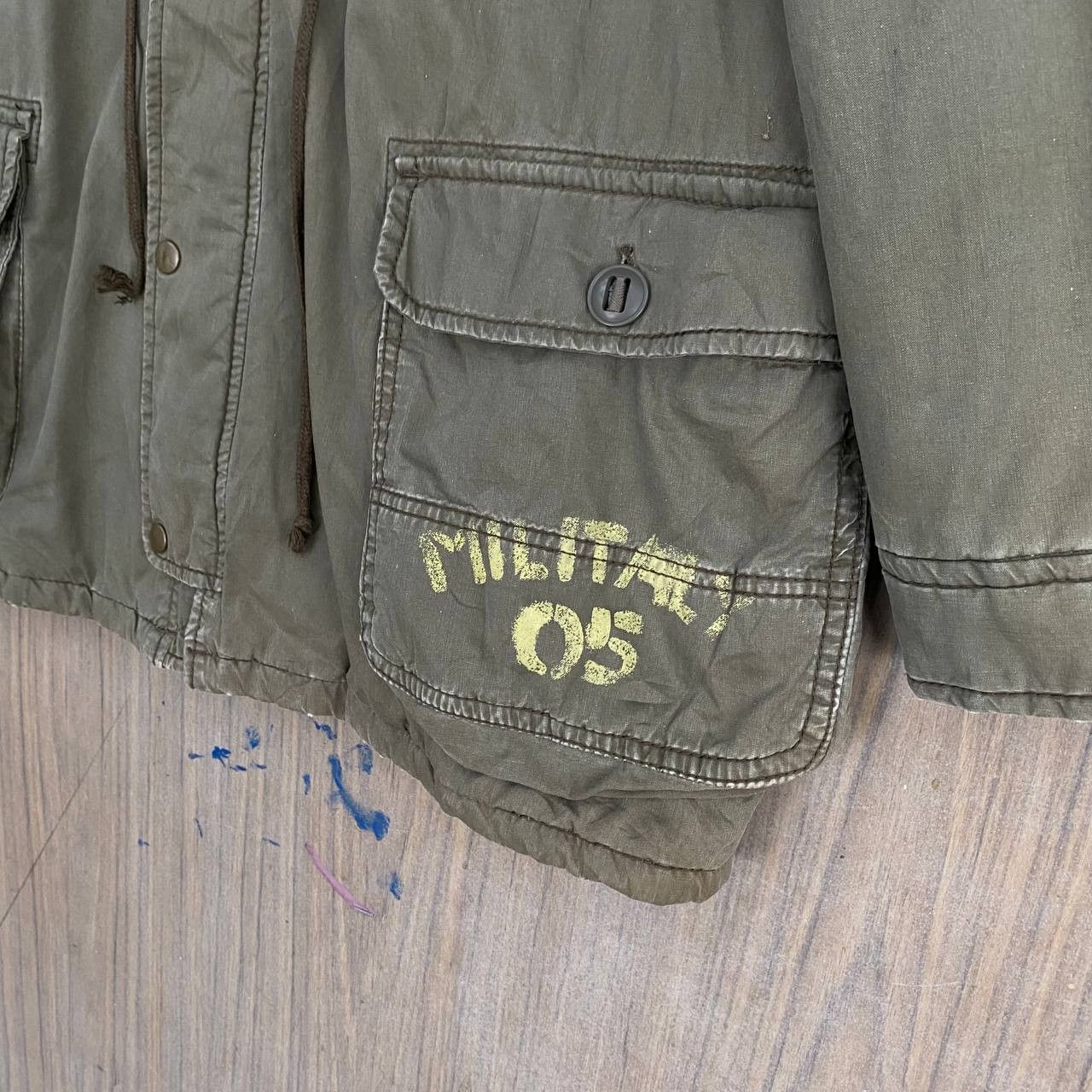 Japanese Brand × Vintage Vintage Wask Military 05 Army Crops Faux Fur Jacket Size US M / EU 48-50 / 2 - 5 Thumbnail
