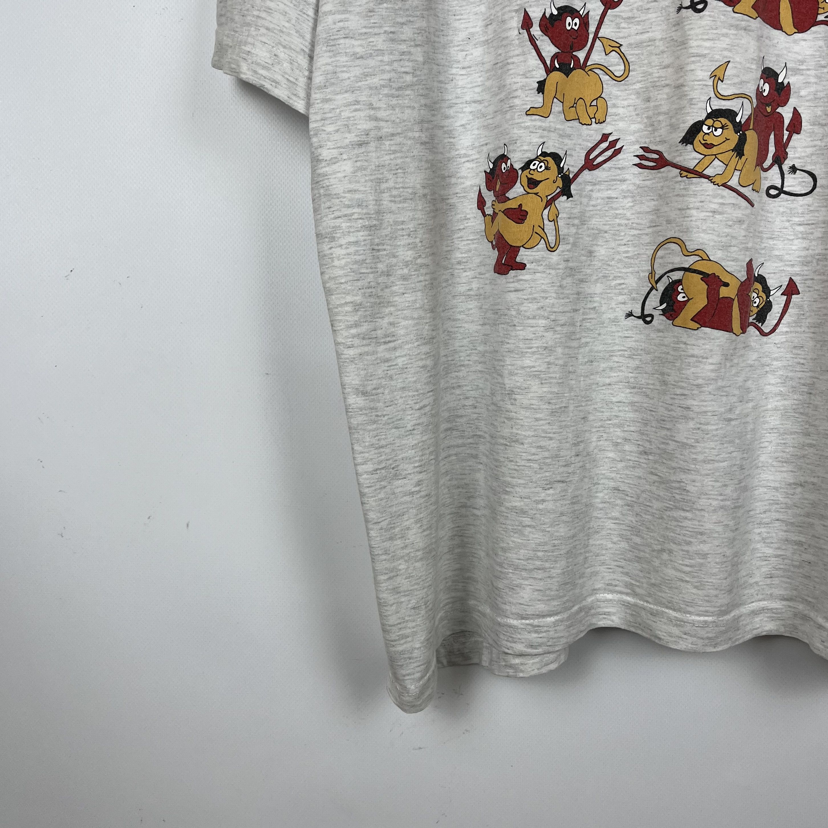 Vintage Vintage Devil Sex Position Adult Funny T Shirt 90’s Size US L / EU 52-54 / 3 - 4 Thumbnail
