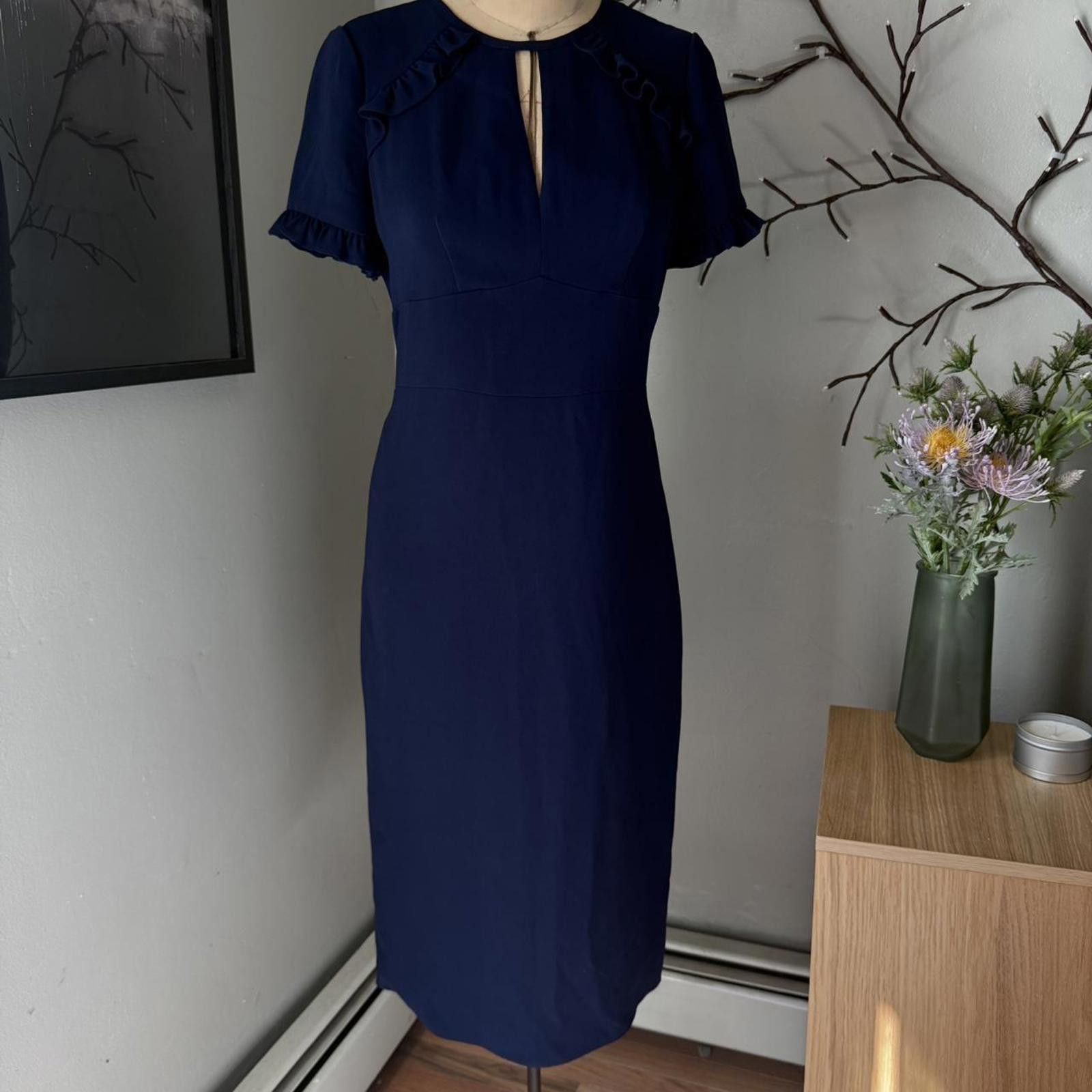 Other Shoshanna Navy Blue Dress Size 4 Size S / US 4 / IT 40 - 1 Thumbnail