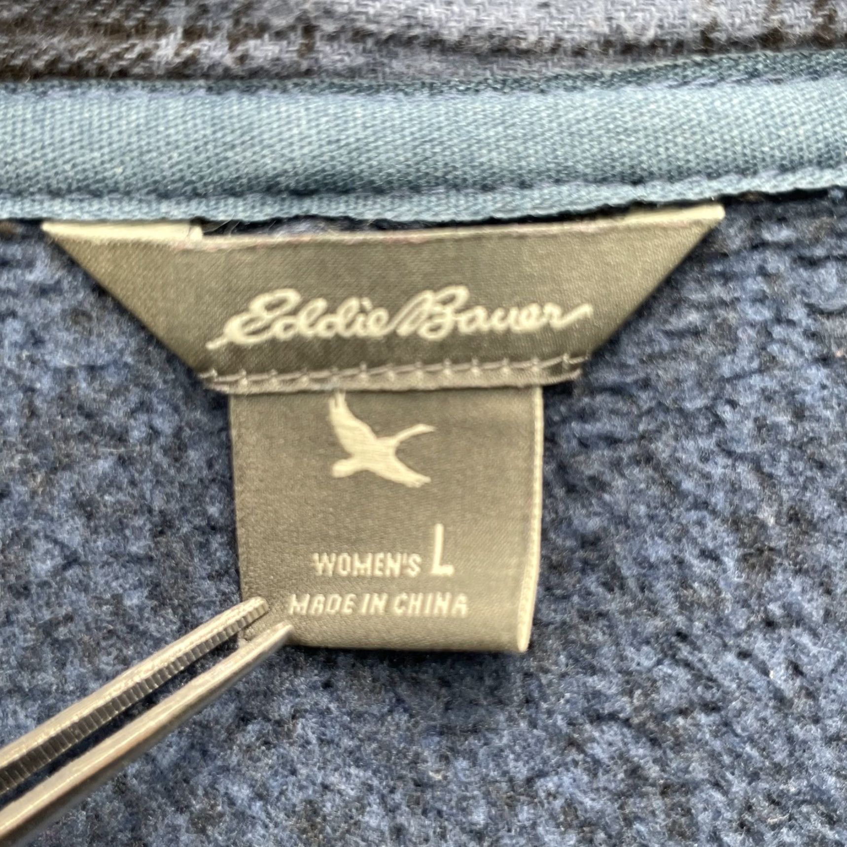 Eddie Bauer Eddie Bauer Fleece Jacket Women Large Blue Gorpcore Athleisure Hike Camping 90s Outdoor Jacket Women L Blue Gorpcore Athleisure Size L / US 10 / IT 46 - 4 Thumbnail