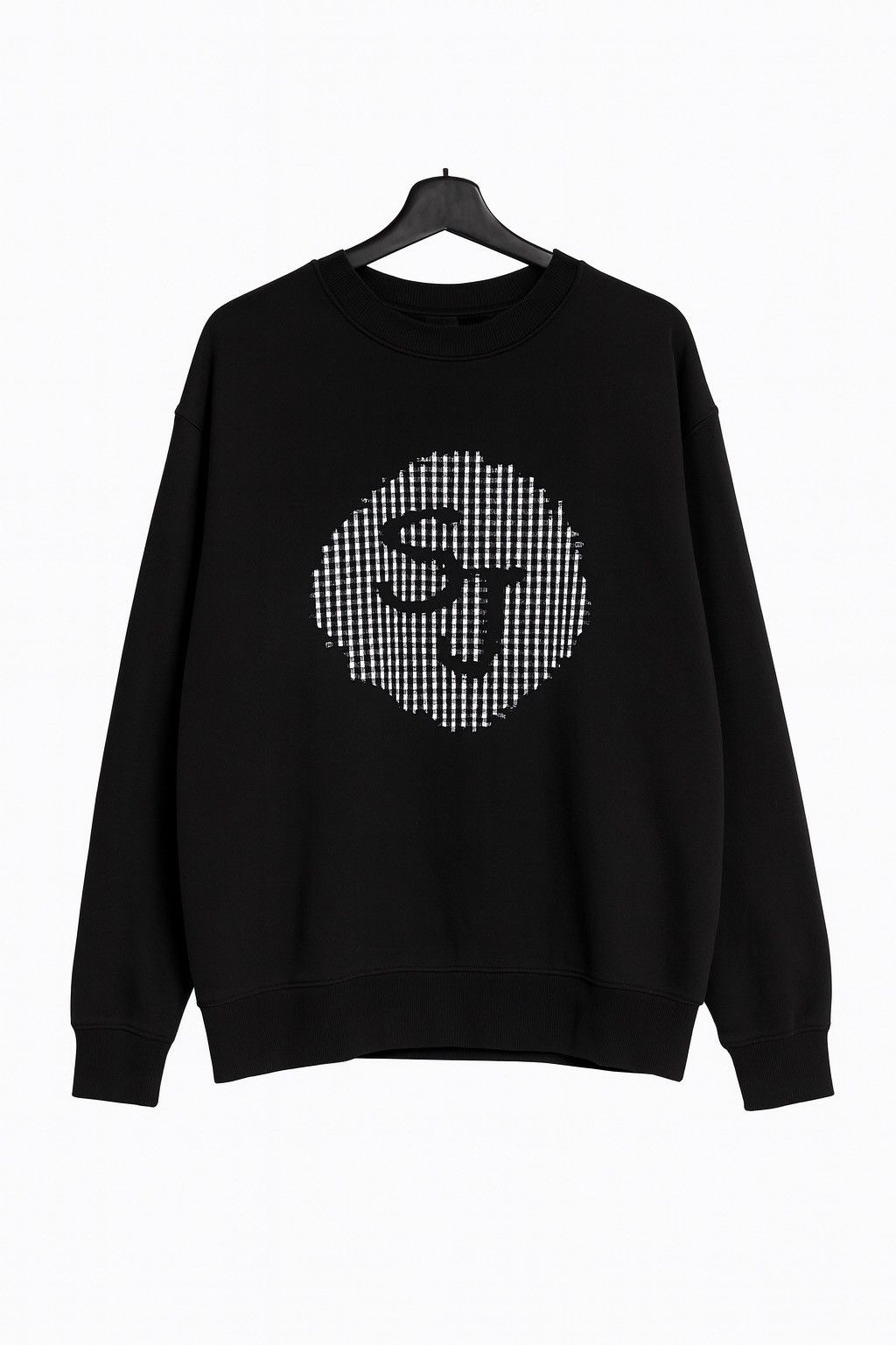 Sean John Vintage Sean John Sweatshirt – Black Cotton Crewneck SJ Logo Size US XL / EU 56 / 4 - 1 Thumbnail