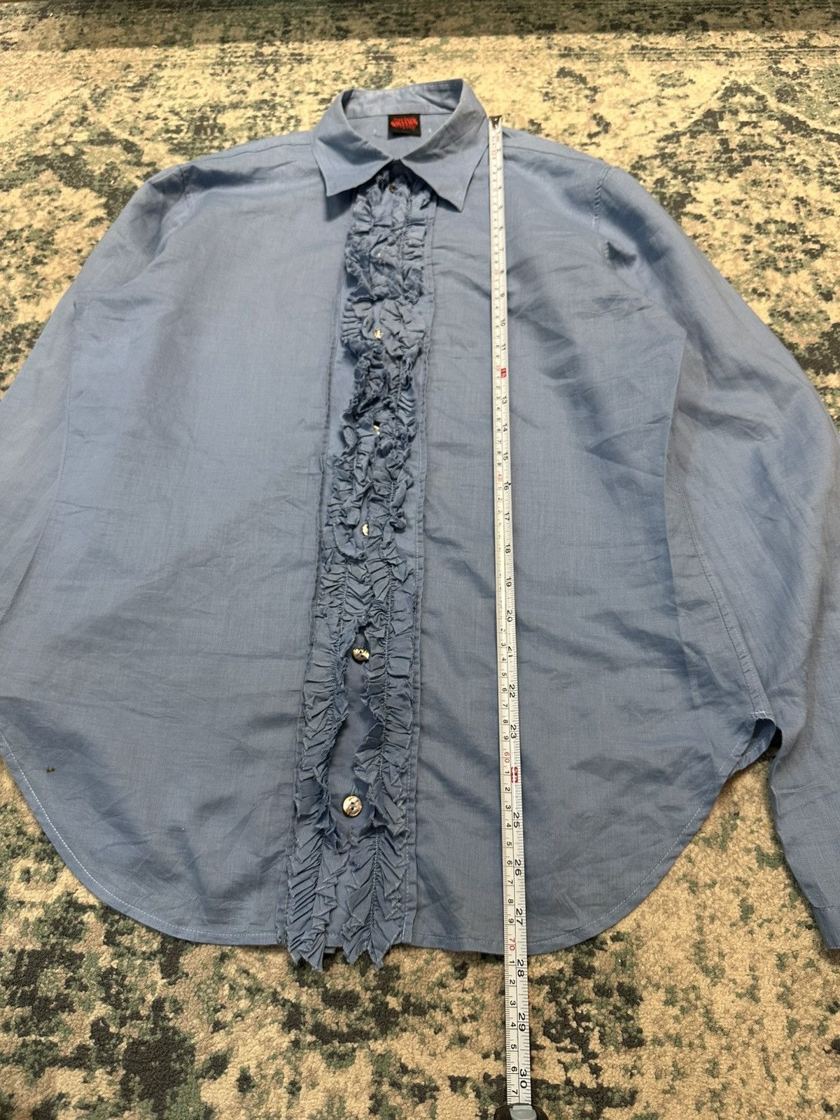 Jean Paul Gaultier SS99 Jean Paul Gaultier Double Button Ruffle Button Shirt Size US M / EU 48-50 / 2 - 8 Thumbnail