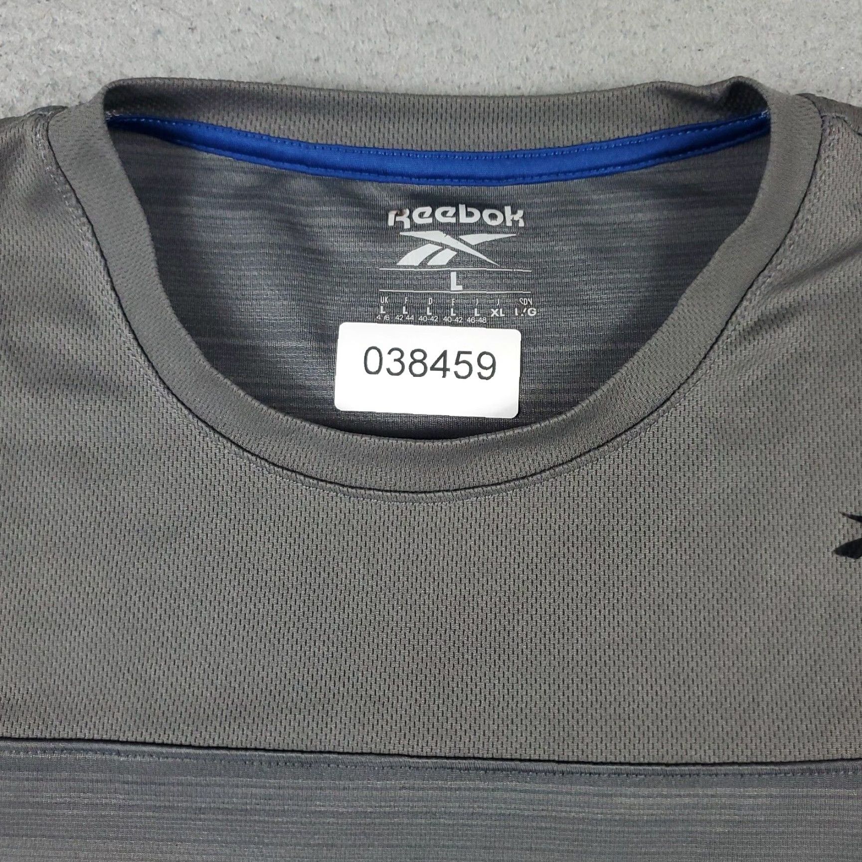 Reebok Reebok T Shirt Mens Size Large Gray Active Gym Work Out Pullover Short Sleeve Size US L / EU 52-54 / 3 - 3 Thumbnail